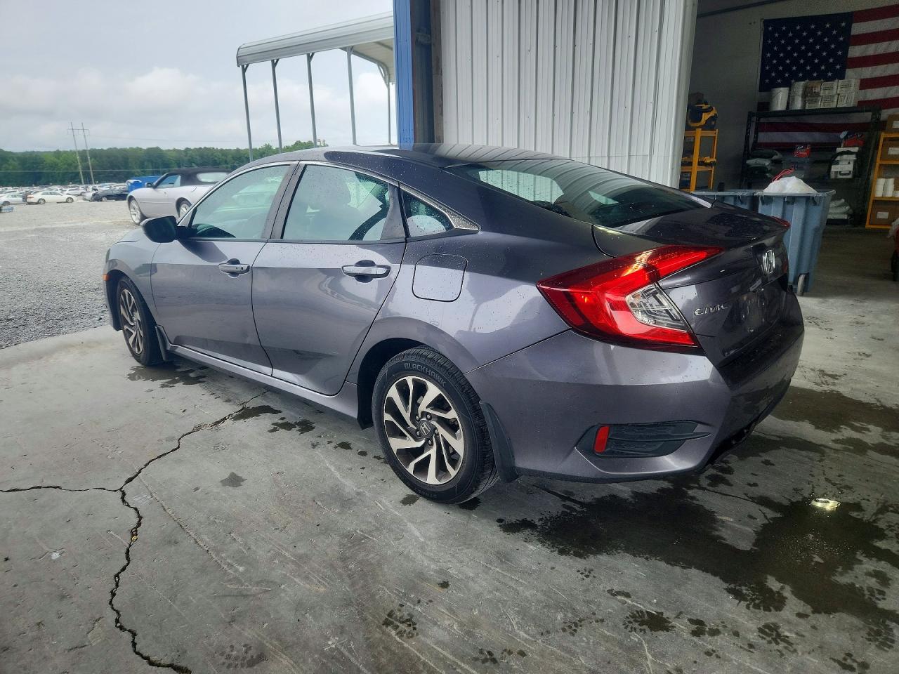2016 Honda Civic Ex Gray vin: 19XFC2F82GE059501