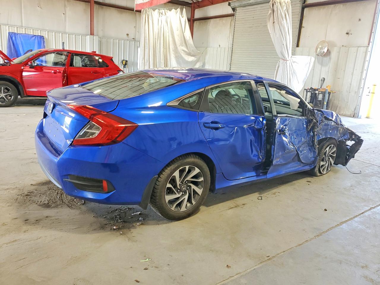 2016 Honda Civic Ex Blue vin: 19XFC2F82GE214547