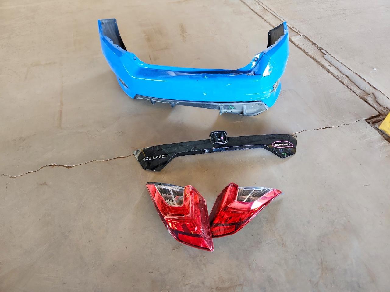 2019 Honda Civic Sport Blue vin: 19XFC2F82KE006483