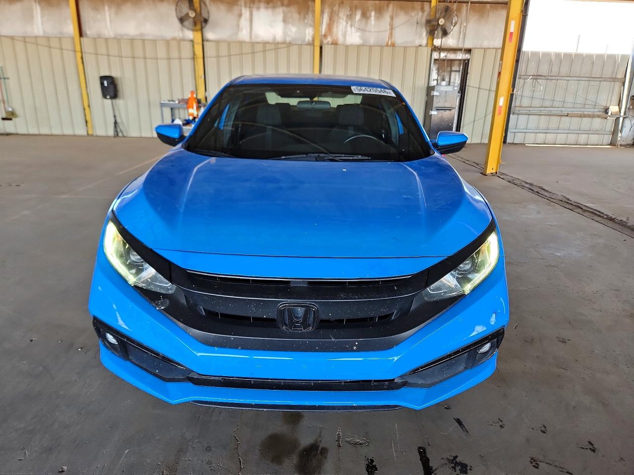 2019 Honda Civic Sport Blue vin: 19XFC2F82KE006483