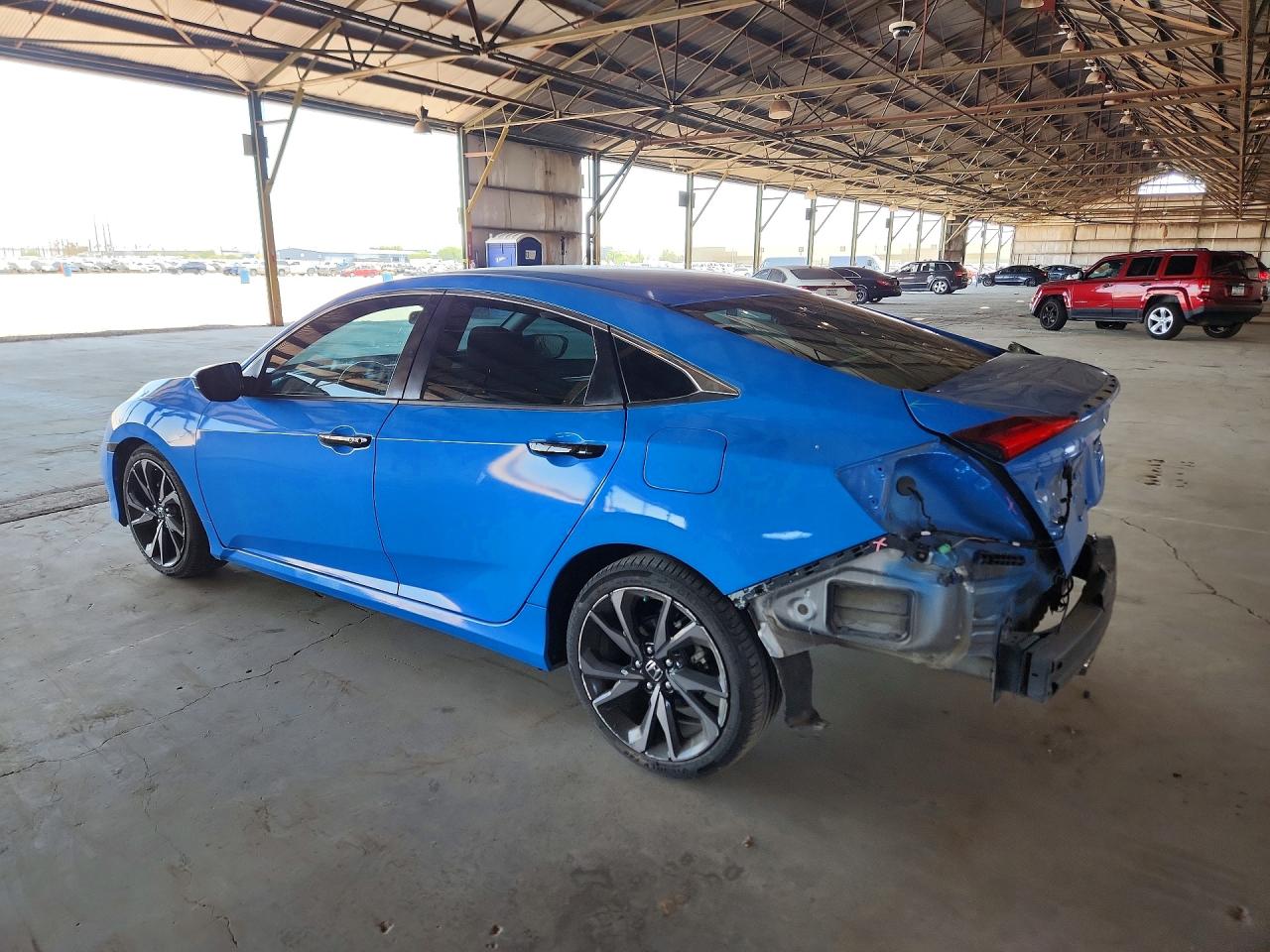 2019 Honda Civic Sport Blue vin: 19XFC2F82KE006483