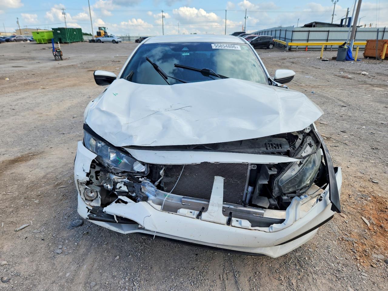 2019 Honda Civic Sport White vin: 19XFC2F82KE047714