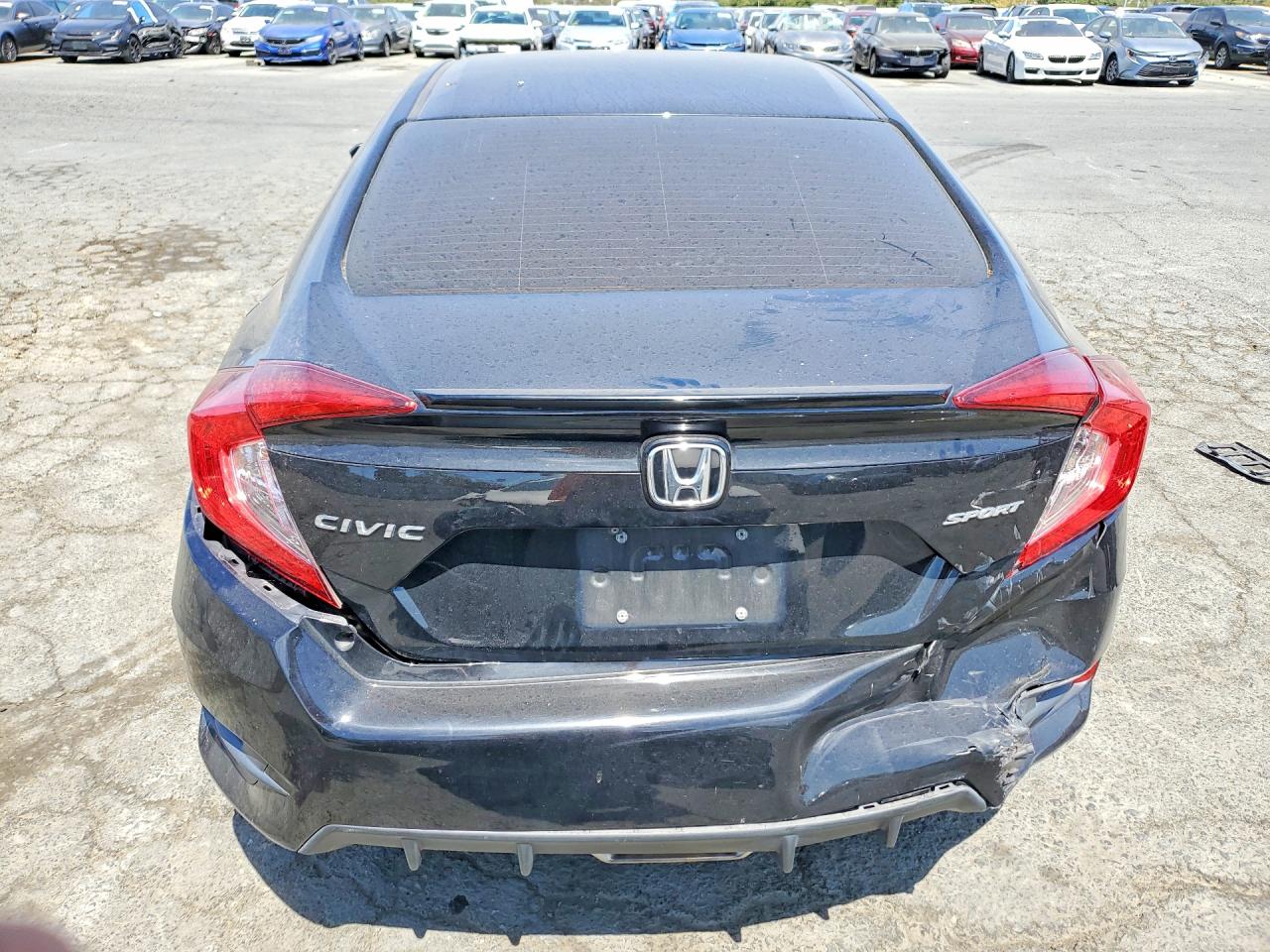 2020 Honda Civic Sport Black vin: 19XFC2F83LE210422