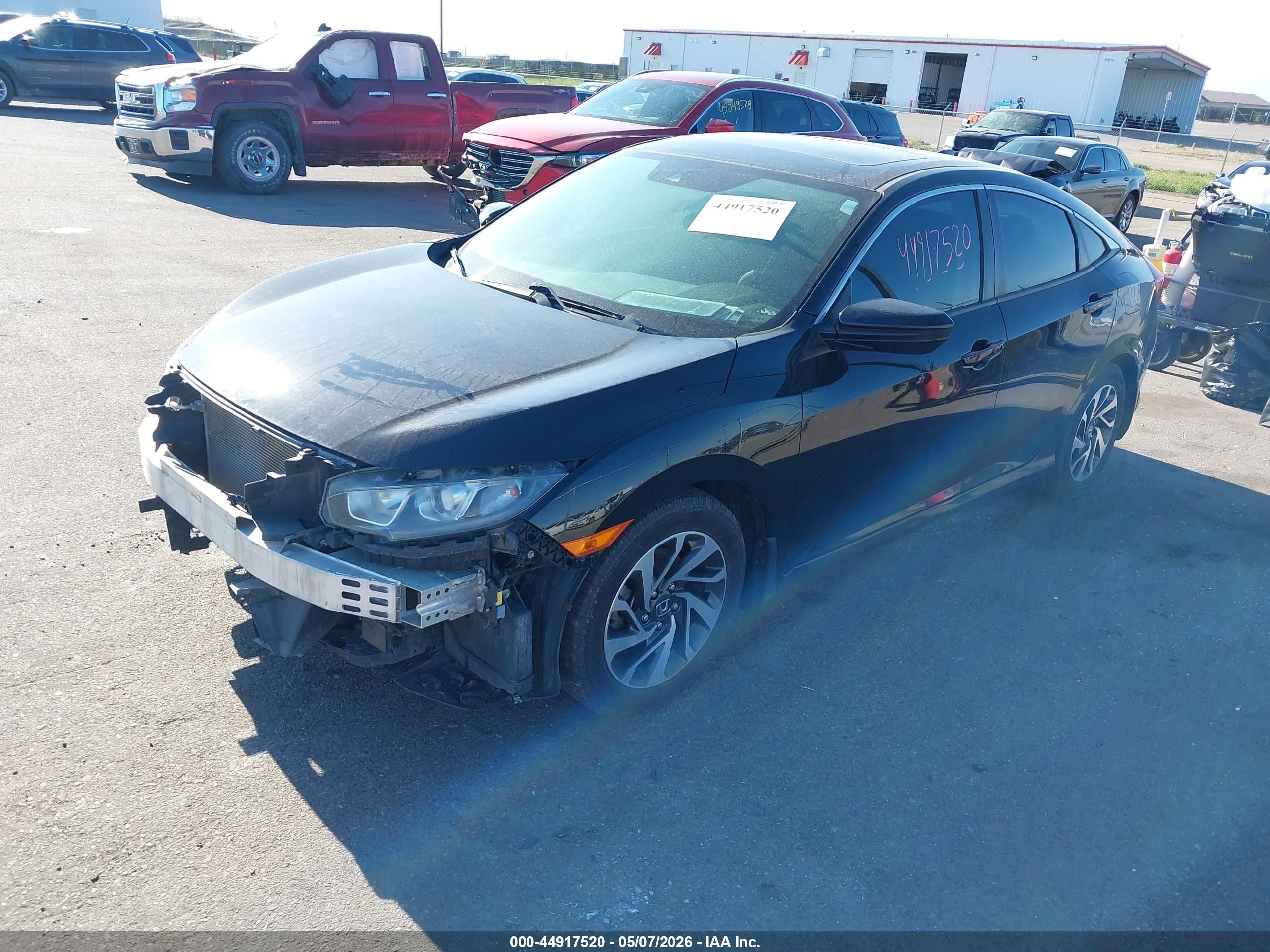 2017 Honda Civic Ex Black vin: 19XFC2F84HE069674