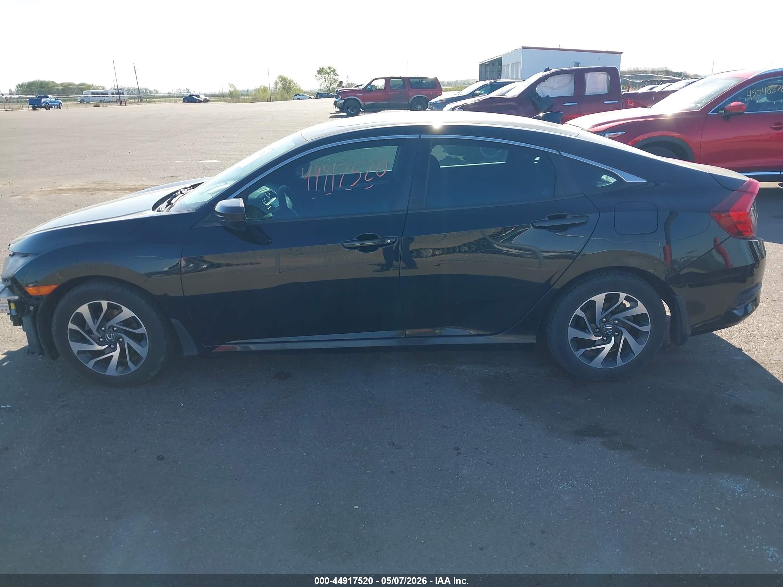 2017 Honda Civic Ex Black vin: 19XFC2F84HE069674