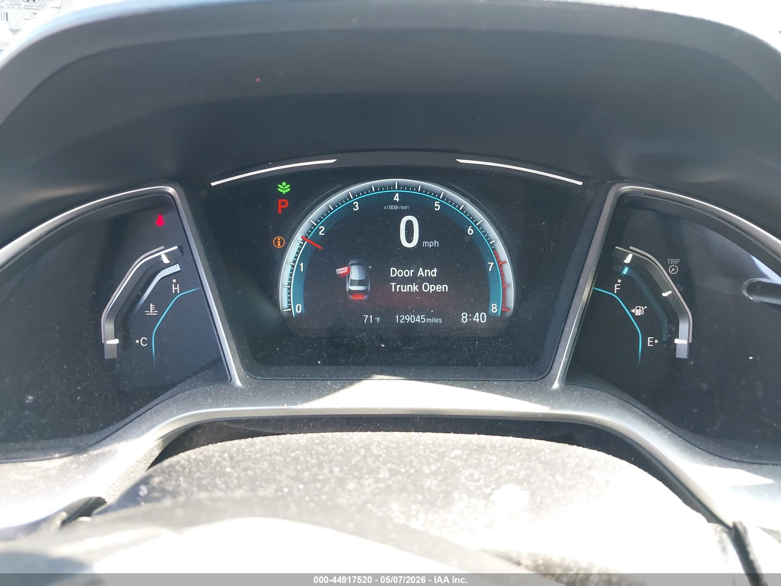 2017 Honda Civic Ex Black vin: 19XFC2F84HE069674