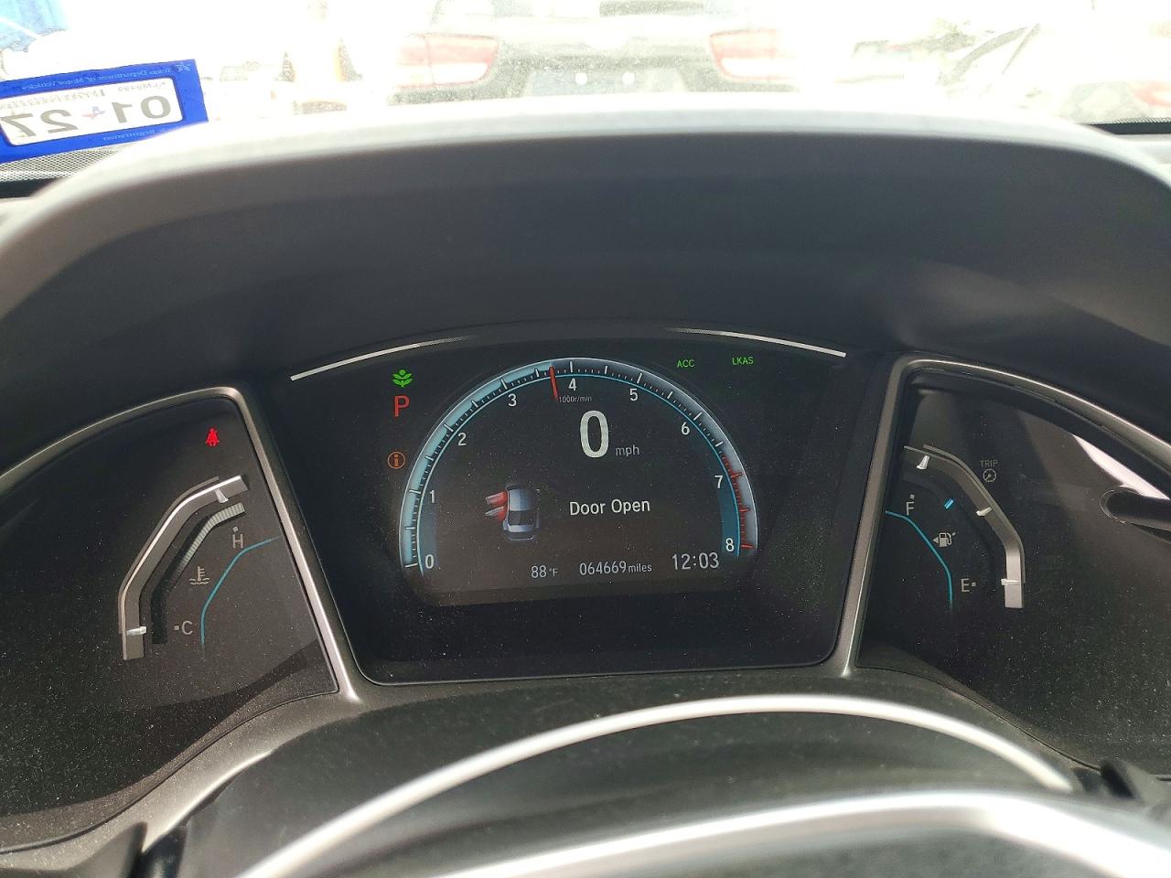 2018 Honda Civic Ex White vin: 19XFC2F84JE012252