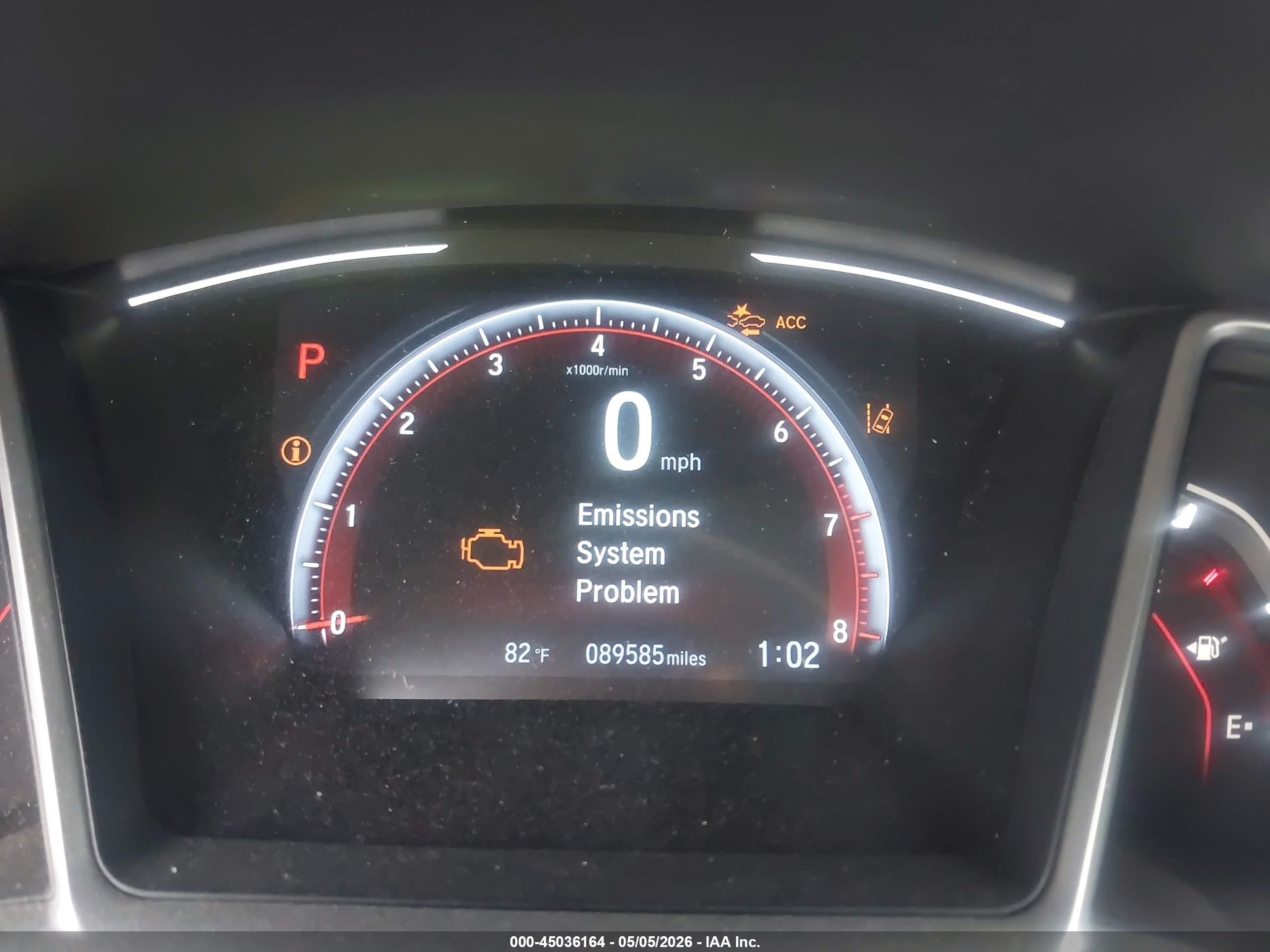 2019 Honda Civic Sport Gray vin: 19XFC2F84KE051358