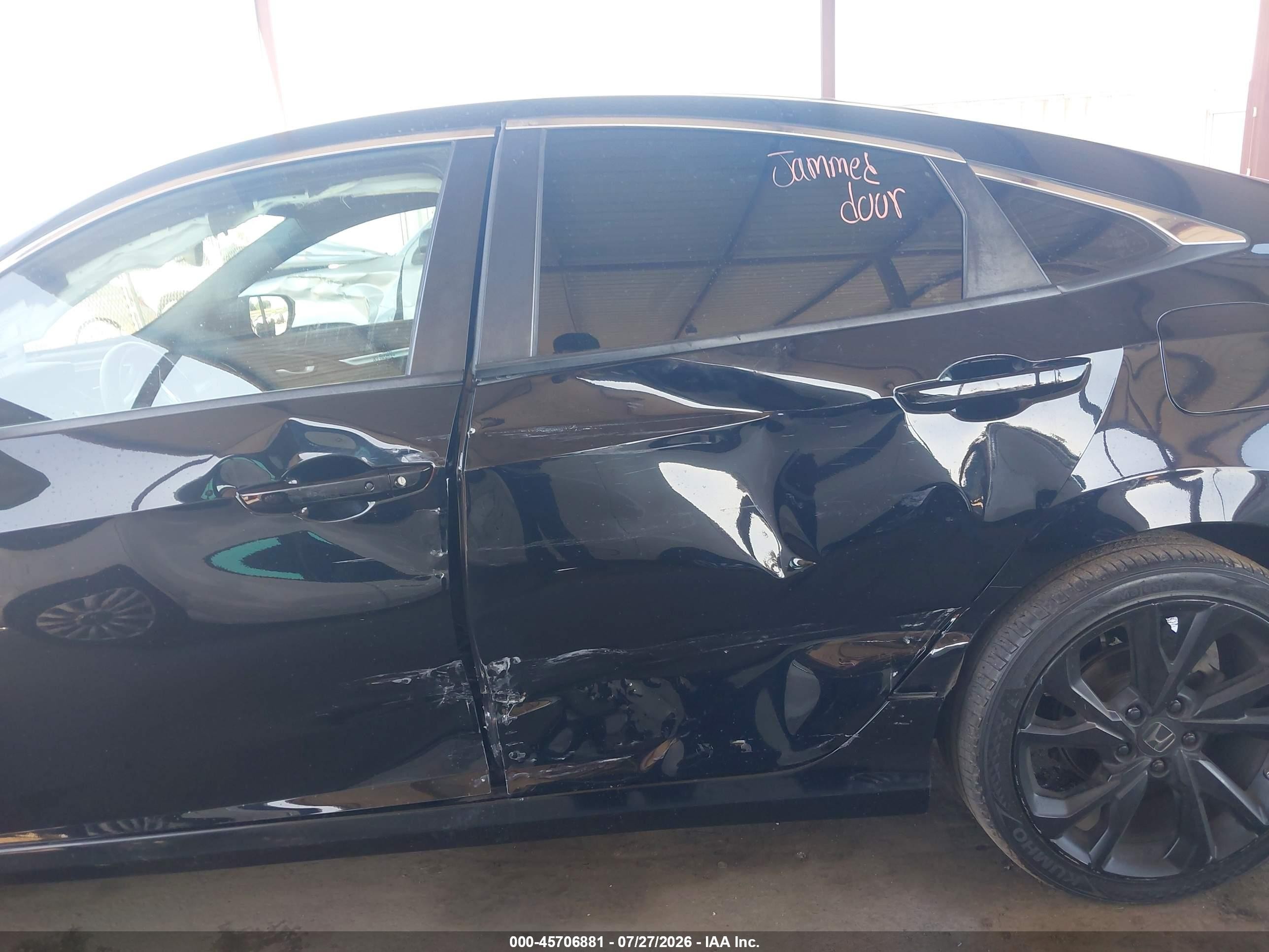2020 Honda Civic Sport Black vin: 19XFC2F84LE209277