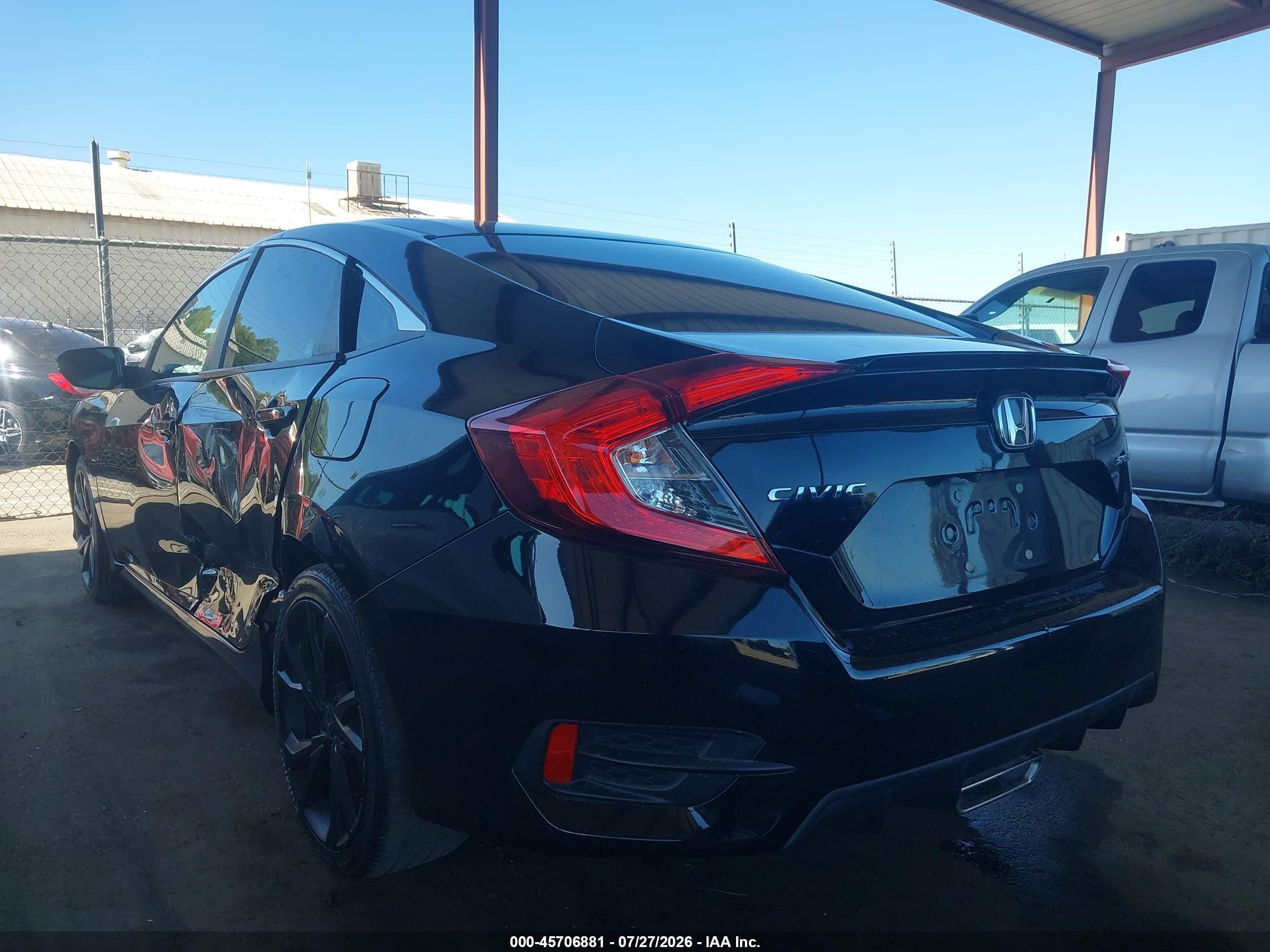 2020 Honda Civic Sport Black vin: 19XFC2F84LE209277