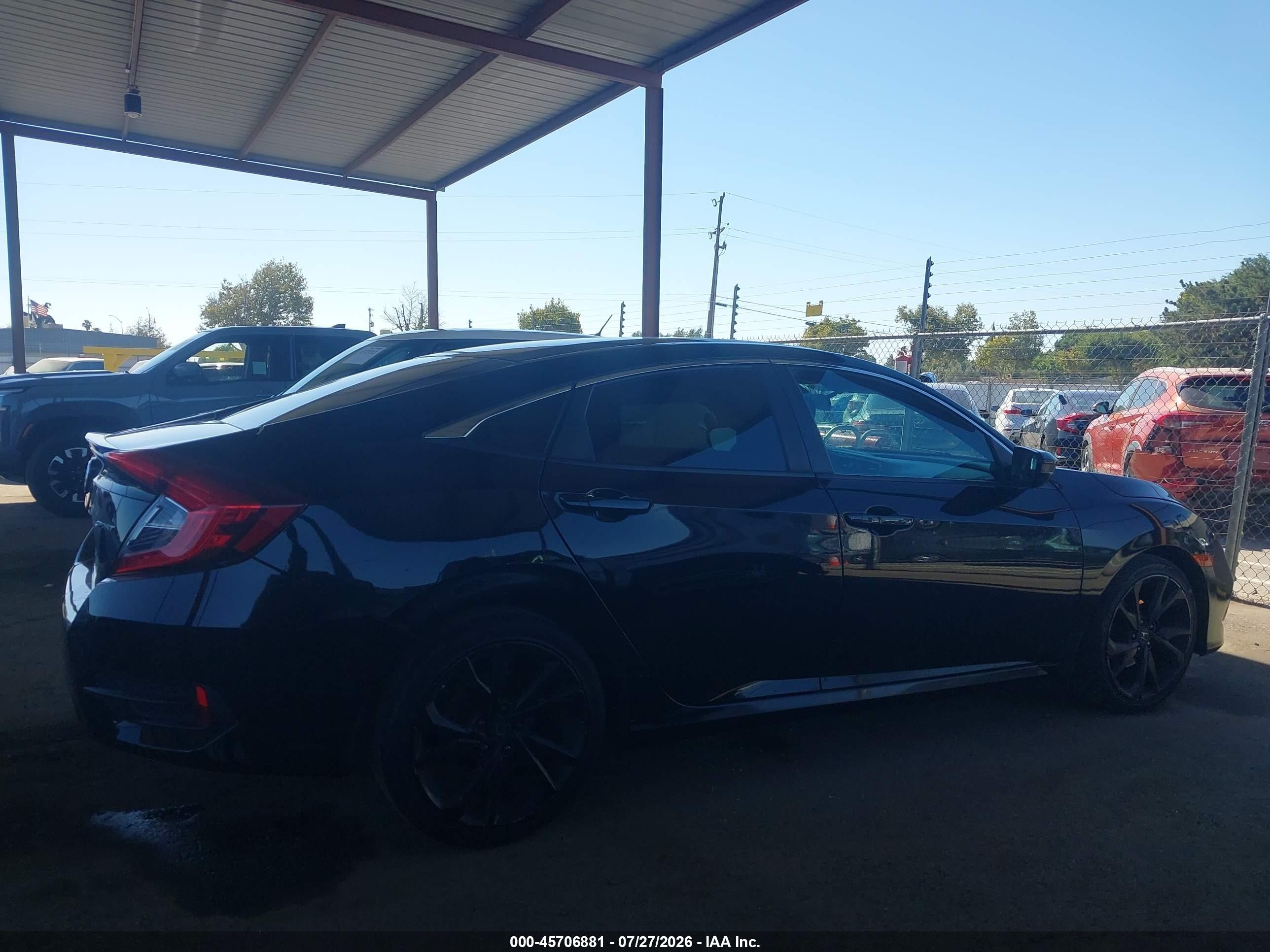2020 Honda Civic Sport Black vin: 19XFC2F84LE209277