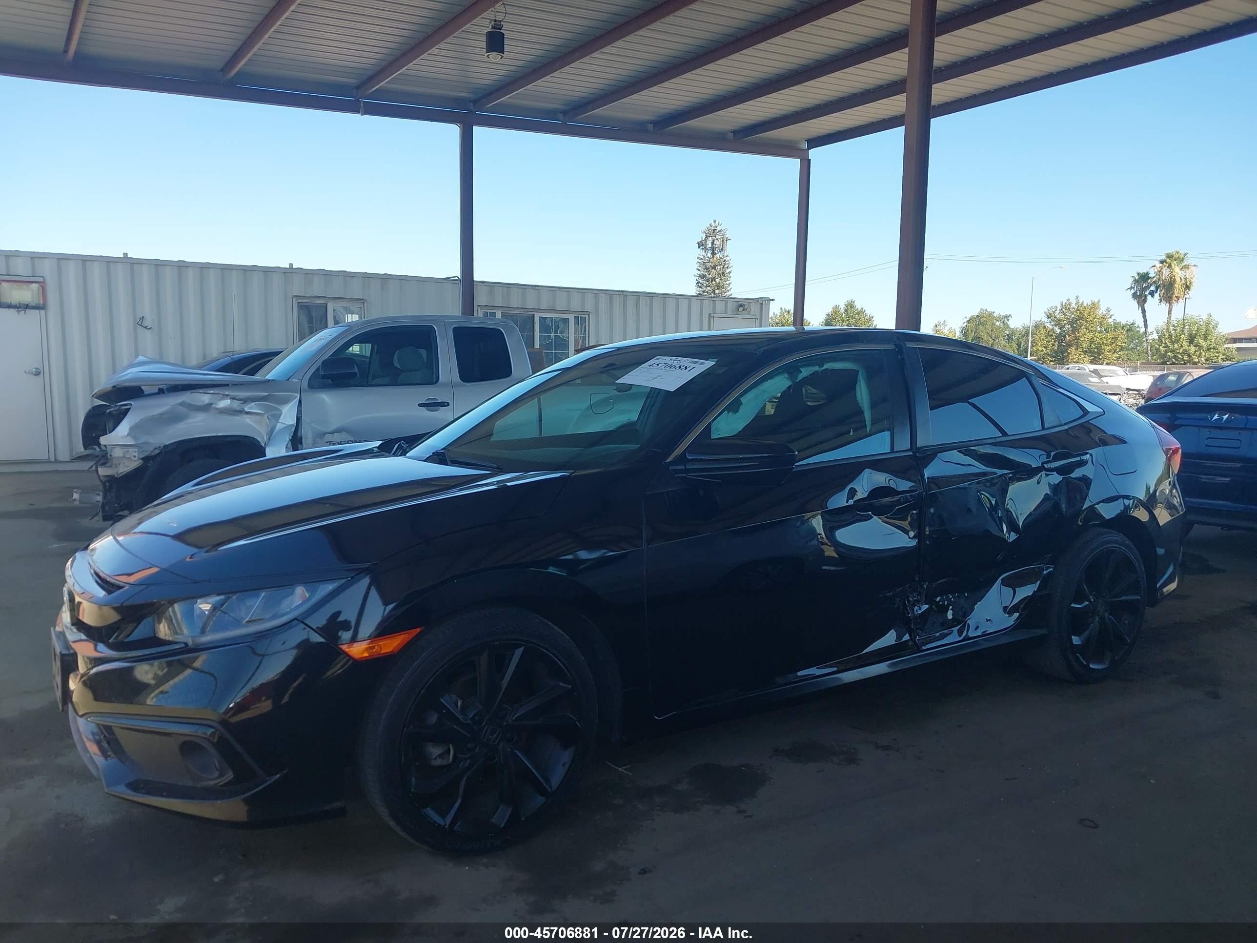 2020 Honda Civic Sport Black vin: 19XFC2F84LE209277