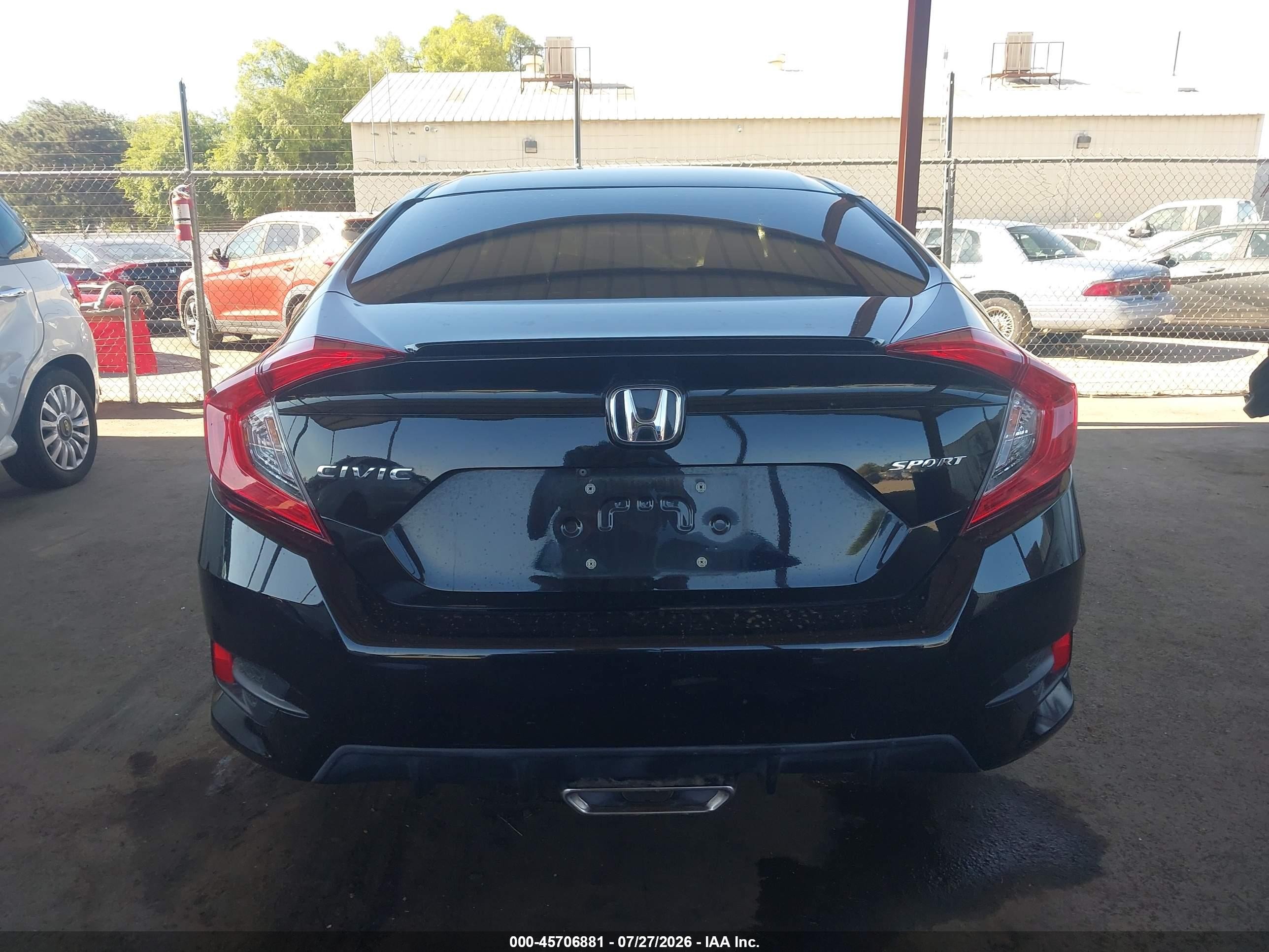 2020 Honda Civic Sport Black vin: 19XFC2F84LE209277