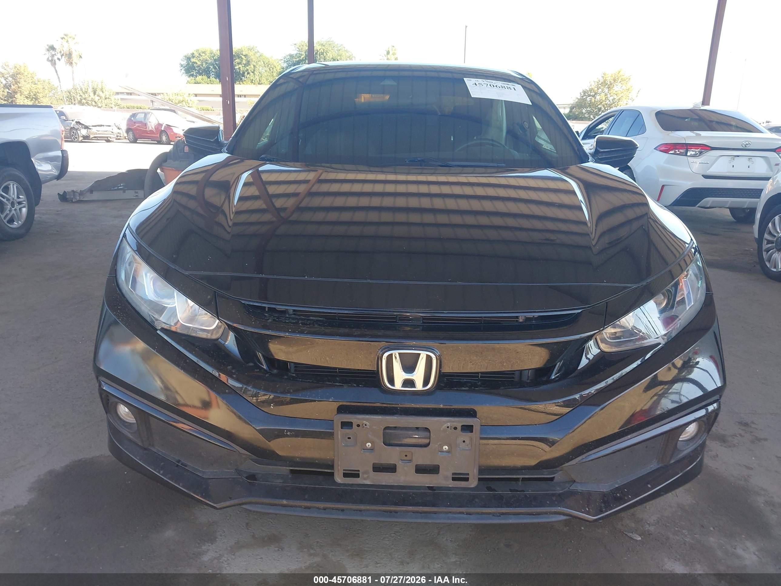 2020 Honda Civic Sport Black vin: 19XFC2F84LE209277