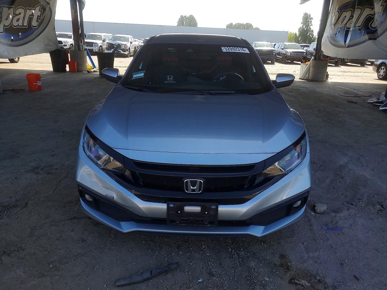 2019 Honda Civic Sport Silver vin: 19XFC2F85KE213451