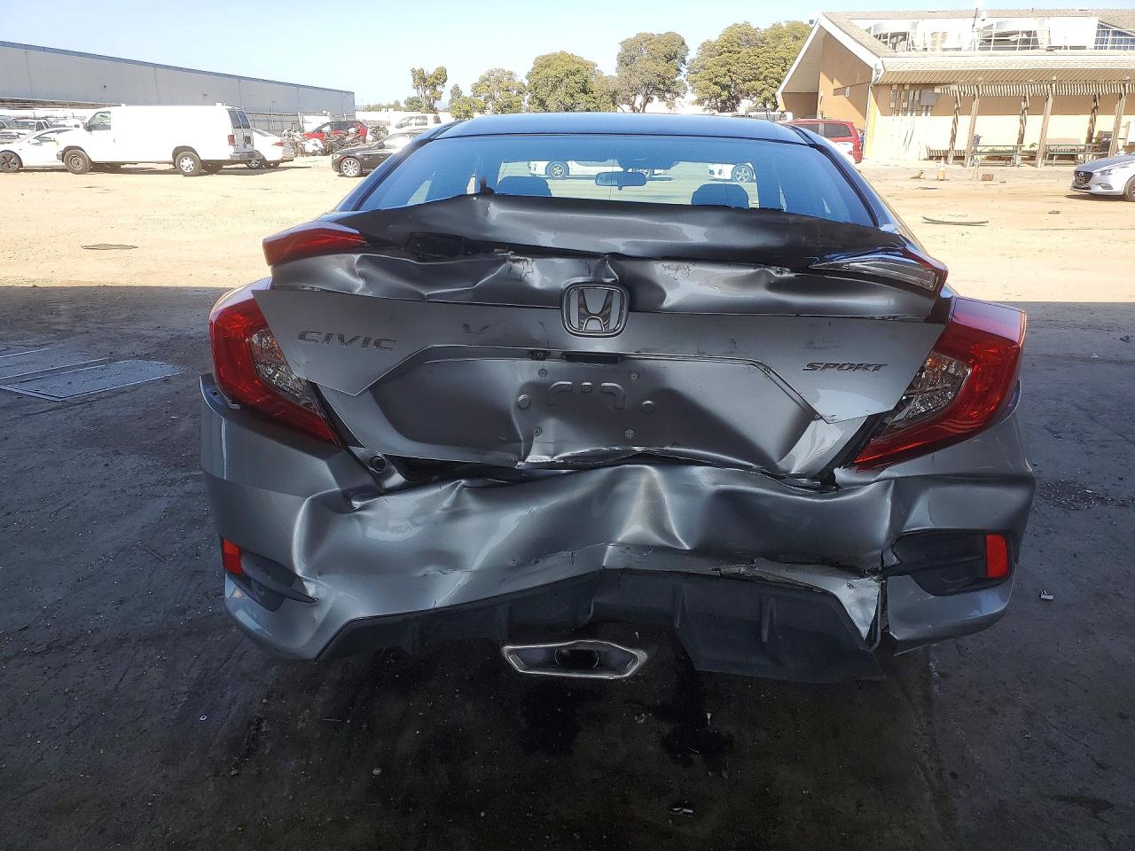 2019 Honda Civic Sport Silver vin: 19XFC2F85KE213451