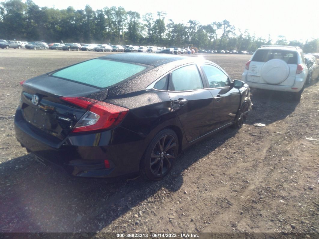 2021 Honda Civic Sedan Sport Black vin: 19XFC2F85ME200931