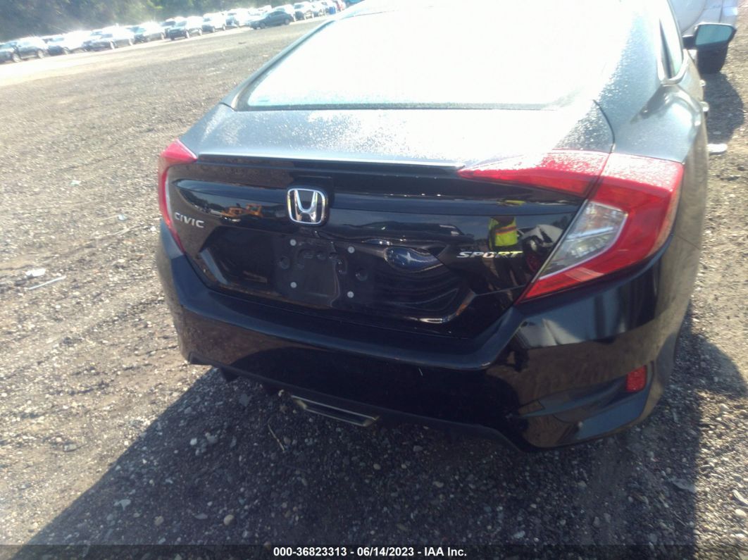 2021 Honda Civic Sedan Sport Black vin: 19XFC2F85ME200931