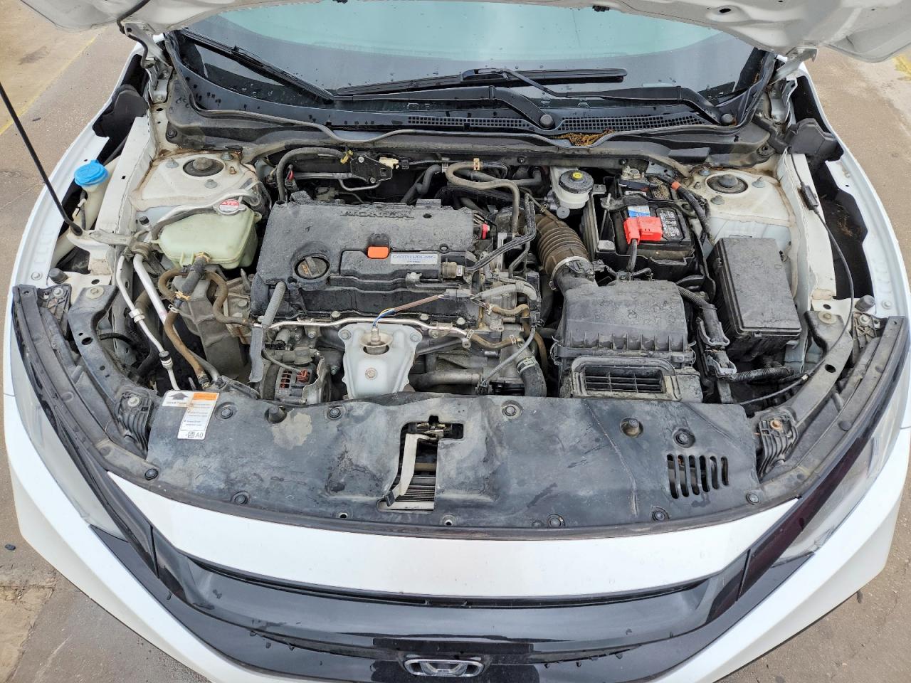 2019 Honda Civic Sport White vin: 19XFC2F87KE047157