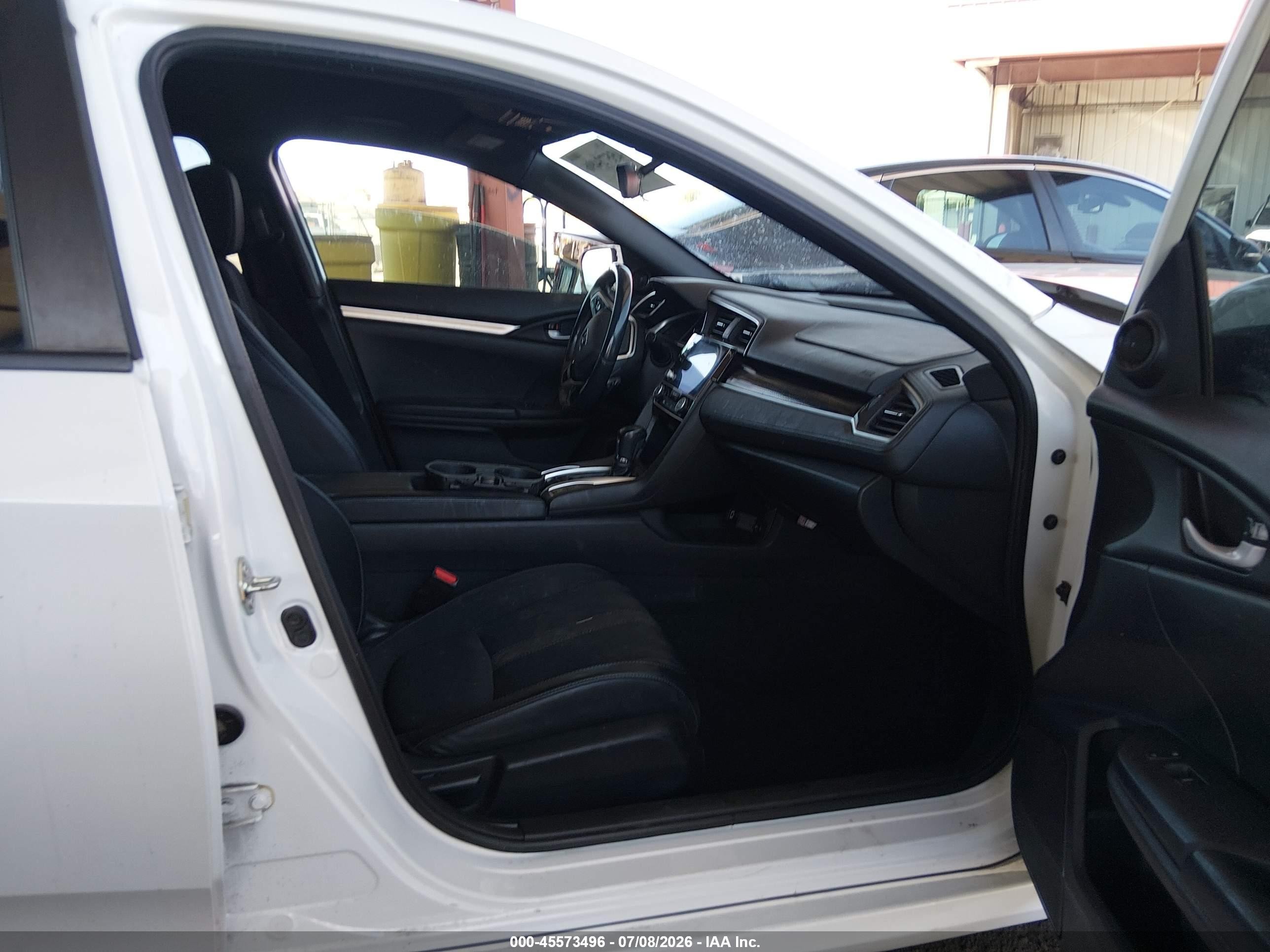 2020 Honda Civic Sport White vin: 19XFC2F87LE008179