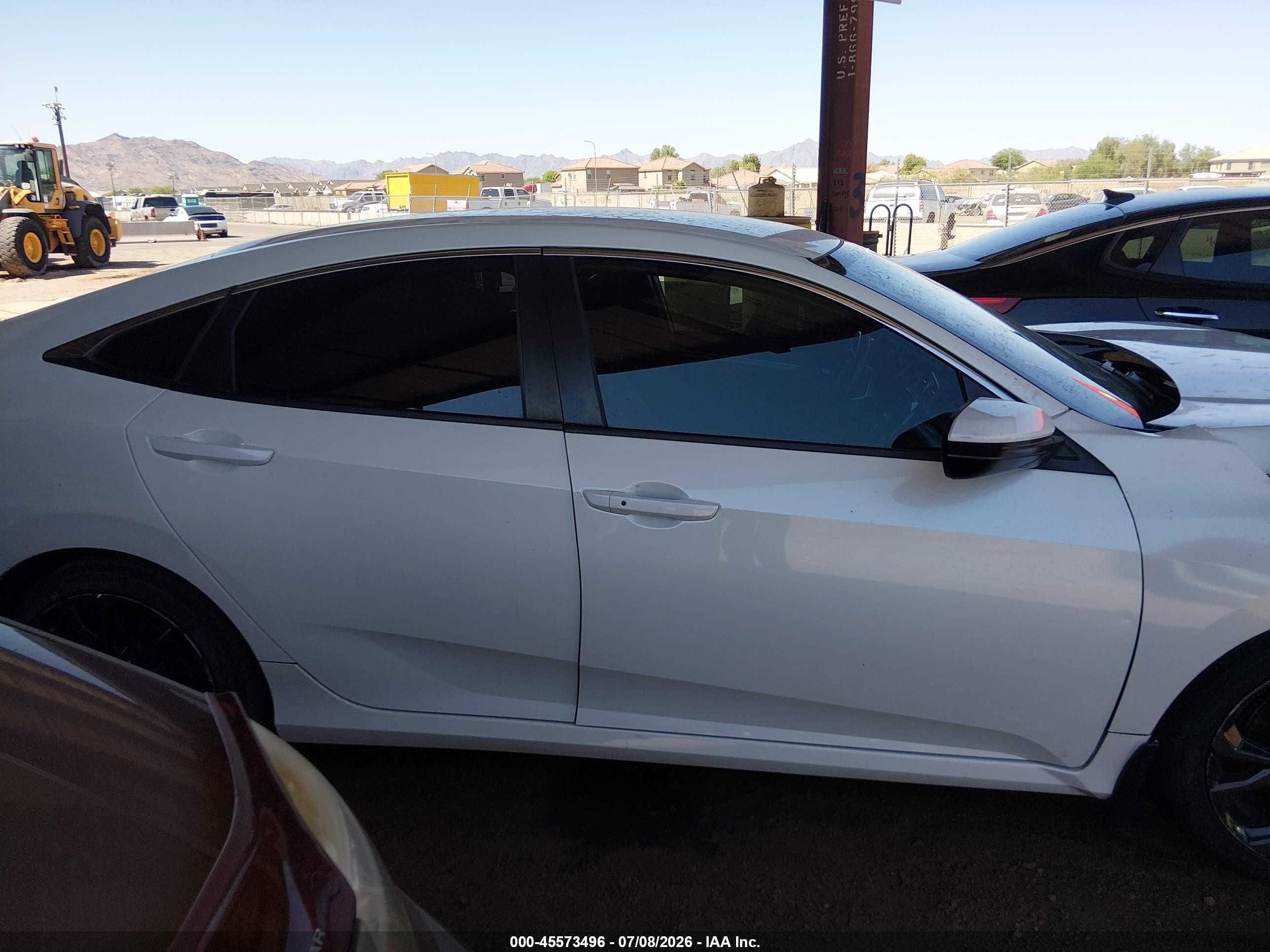 2020 Honda Civic Sport White vin: 19XFC2F87LE008179