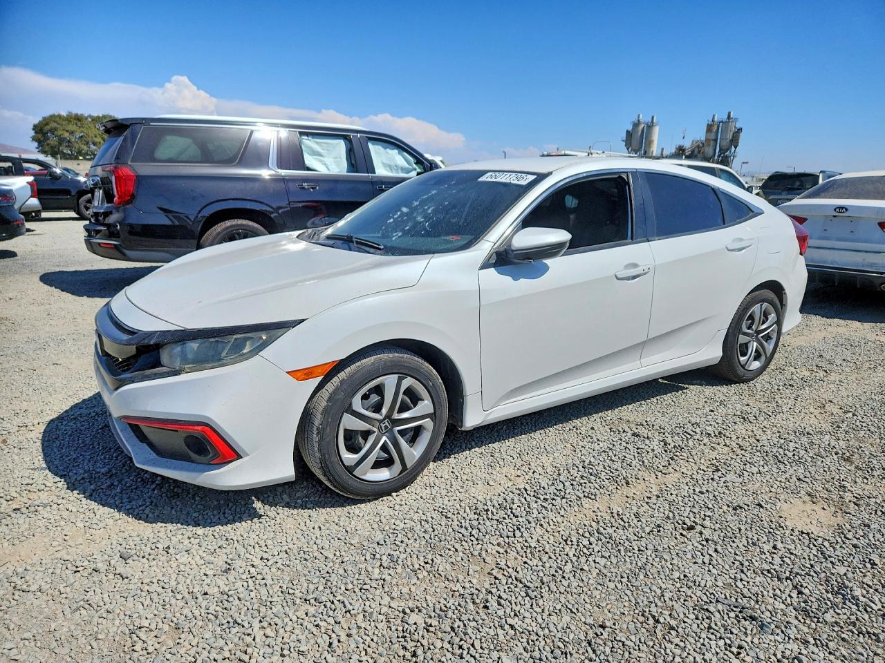2020 Honda Civic Sport White vin: 19XFC2F87LE212383