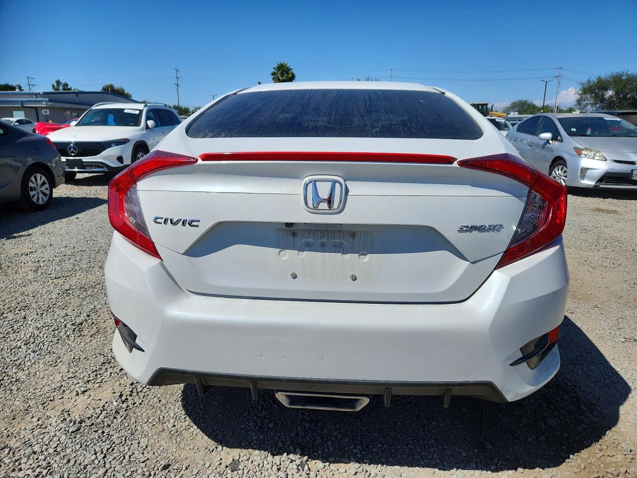 2020 Honda Civic Sport White vin: 19XFC2F87LE212383