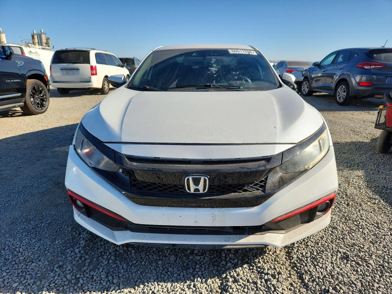 2020 Honda Civic Sport White vin: 19XFC2F87LE212383
