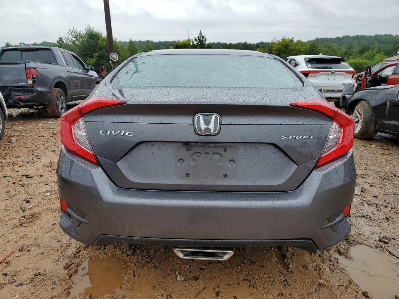 2021 Honda Civic Sport Gray vin: 19XFC2F87ME003372