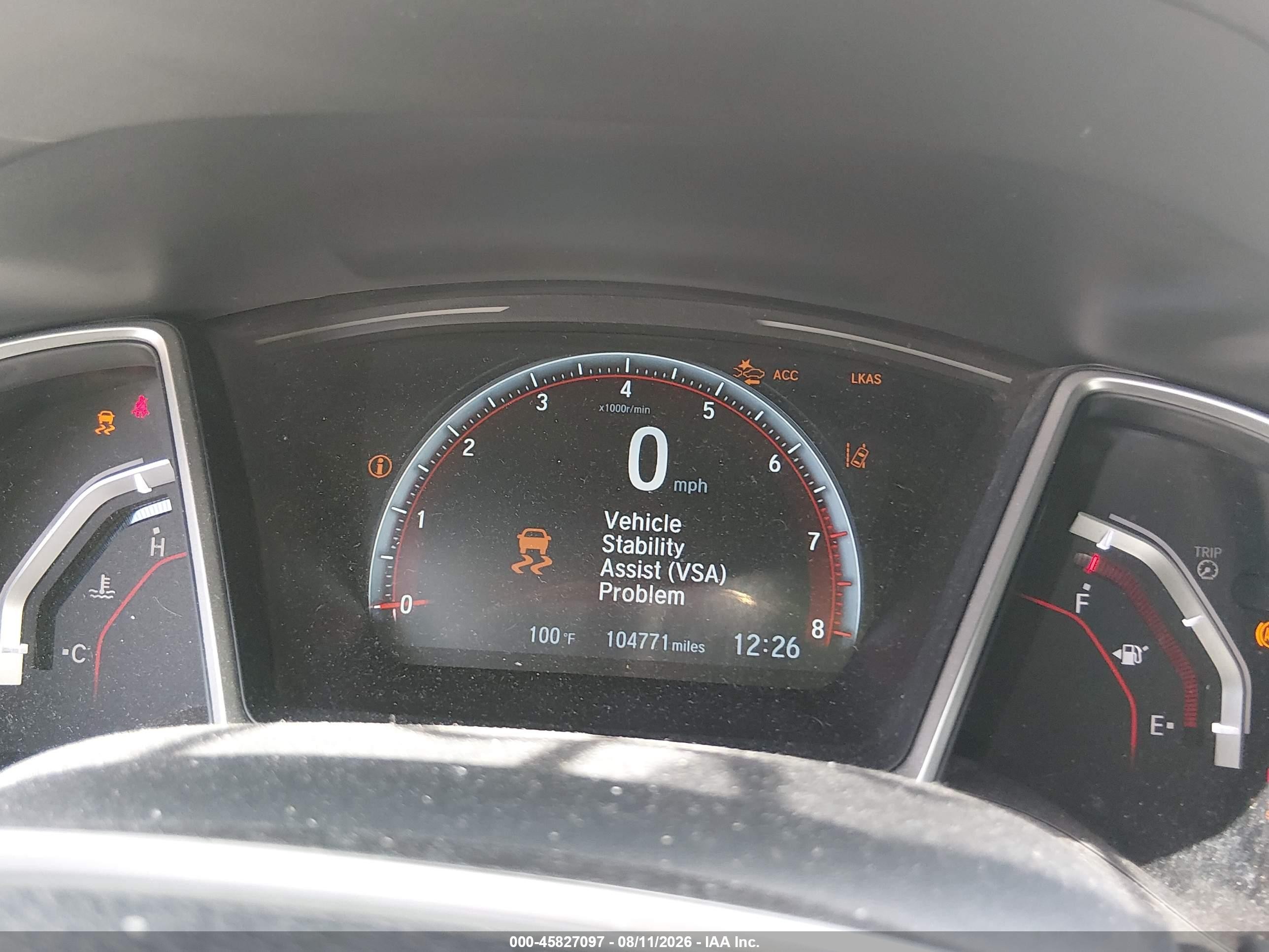 2019 Honda Civic Sport Gray vin: 19XFC2F88KE045109