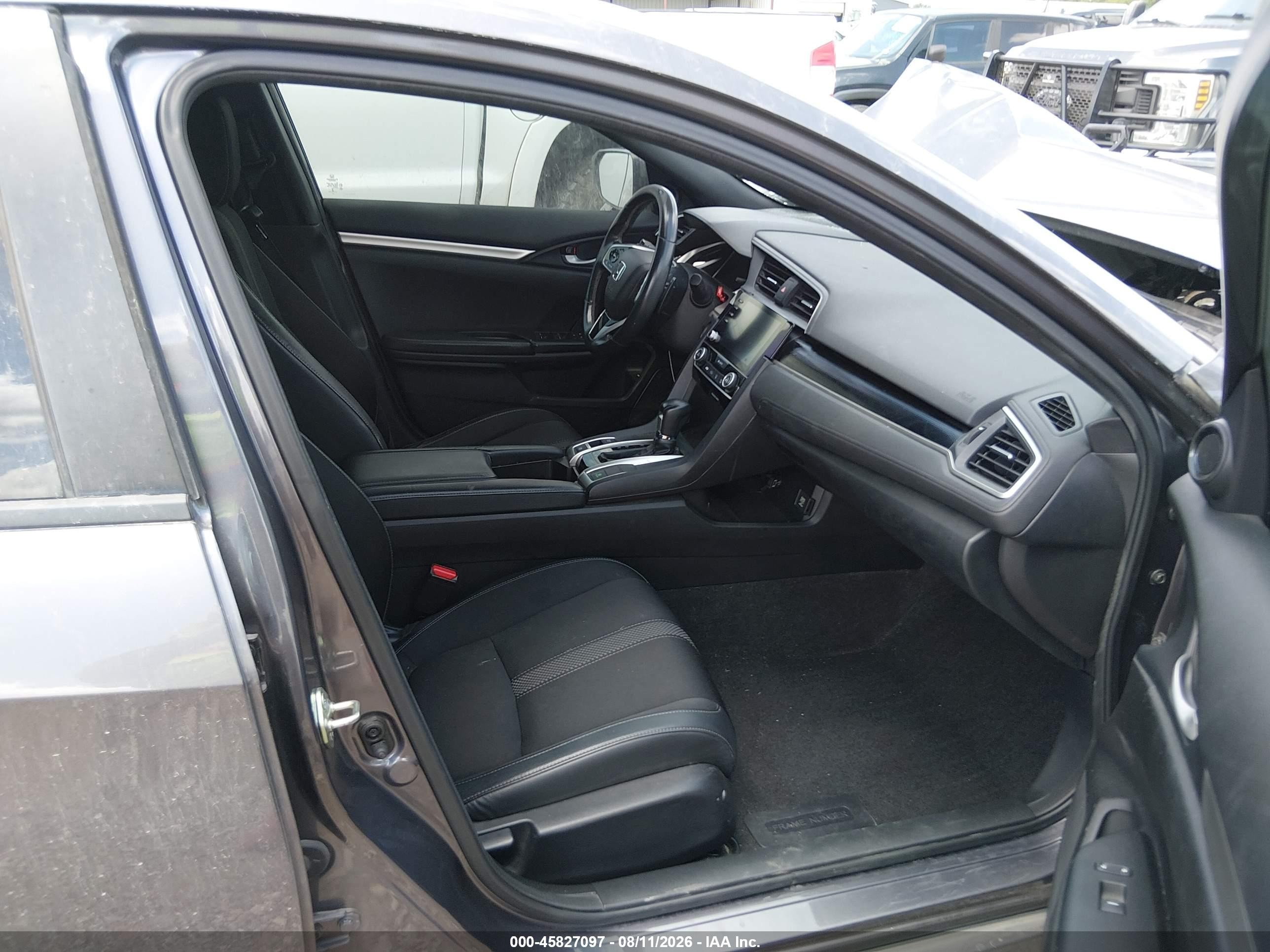 2019 Honda Civic Sport Gray vin: 19XFC2F88KE045109