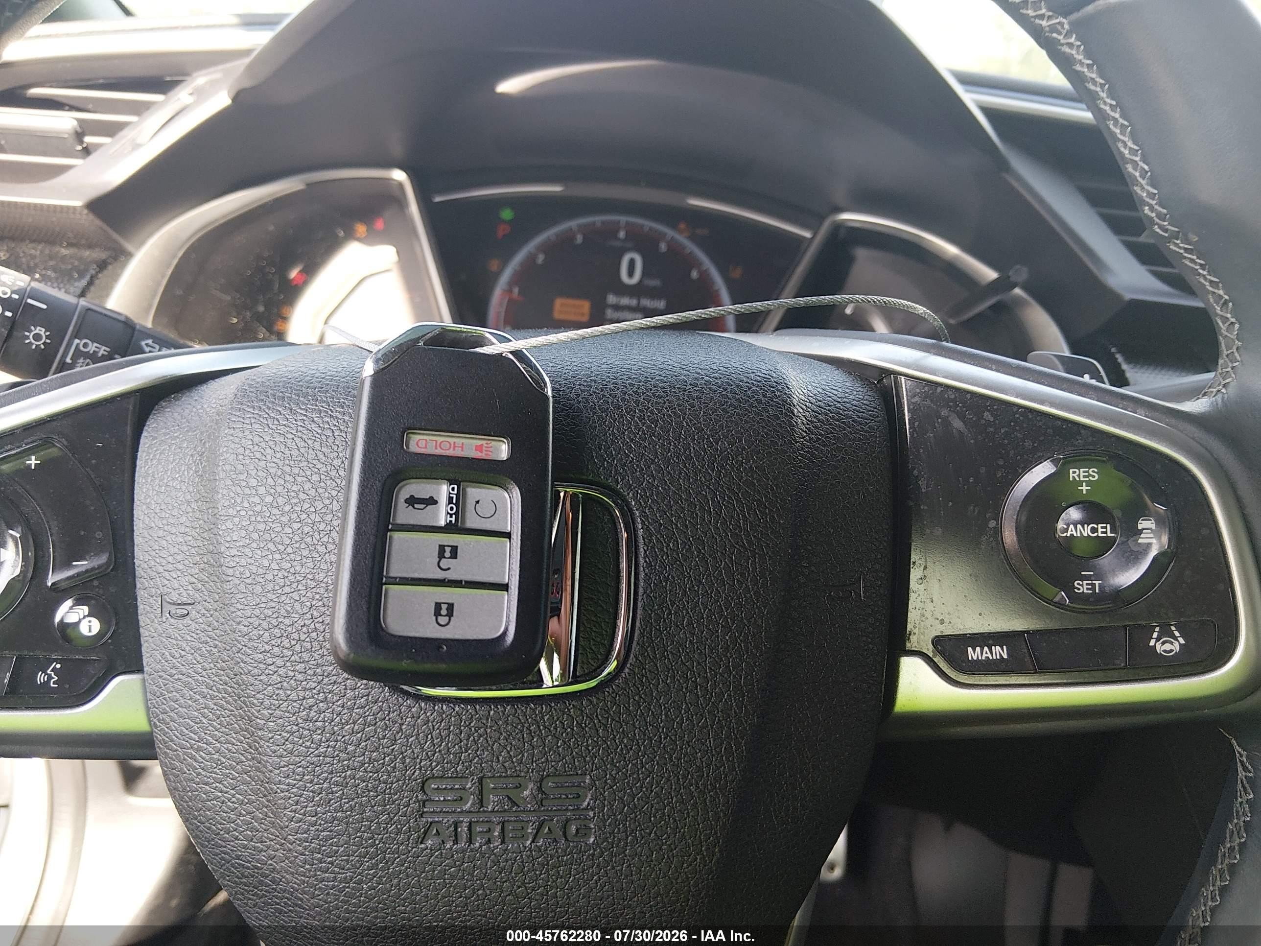 2019 Honda Civic Sport White vin: 19XFC2F88KE047152