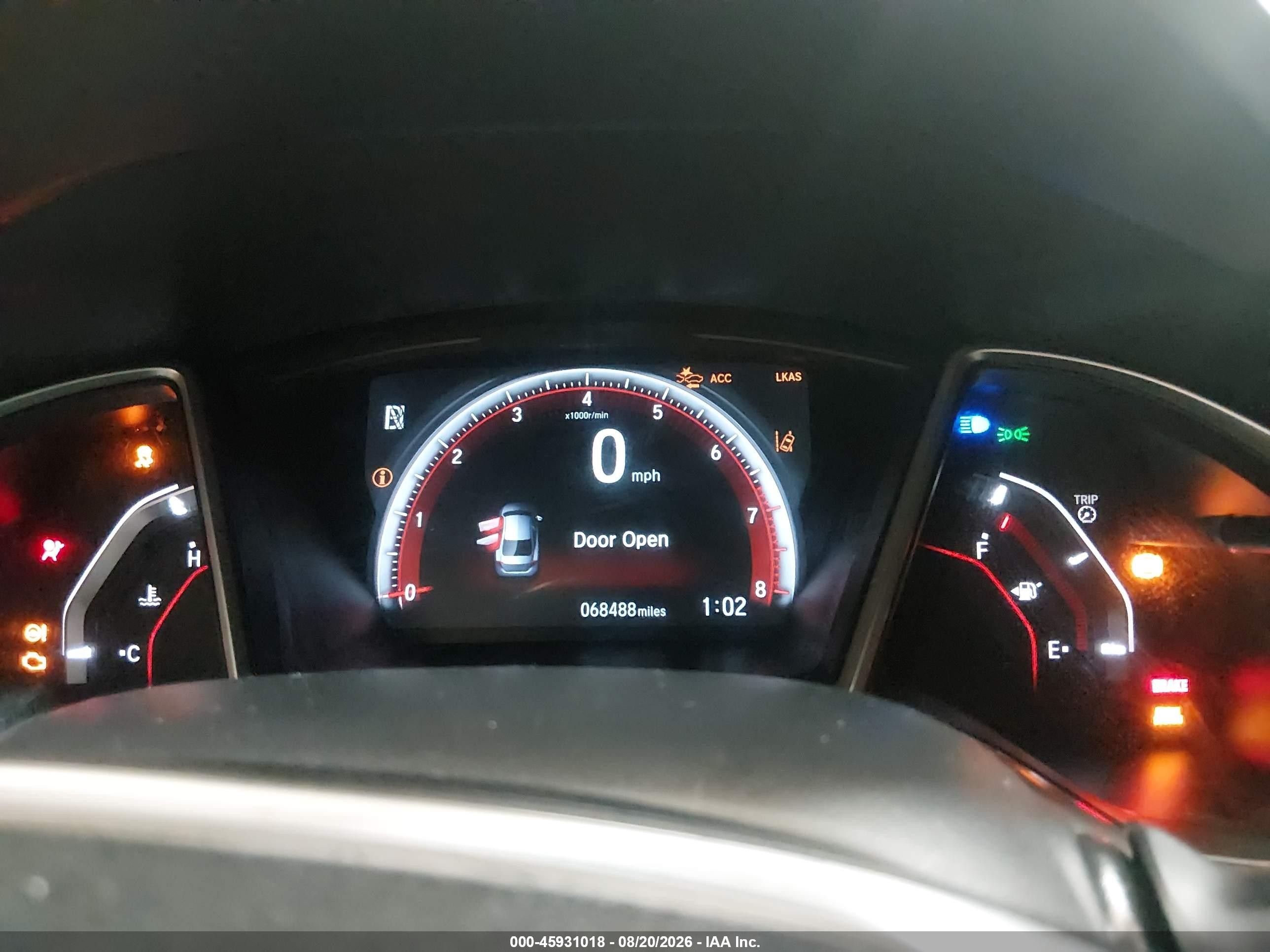 2020 Honda Civic Sport Gray vin: 19XFC2F89LE007843