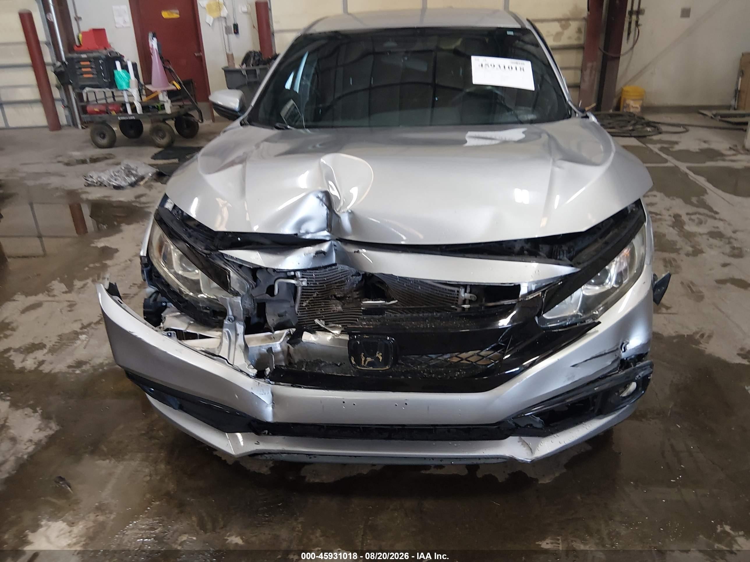 2020 Honda Civic Sport Gray vin: 19XFC2F89LE007843