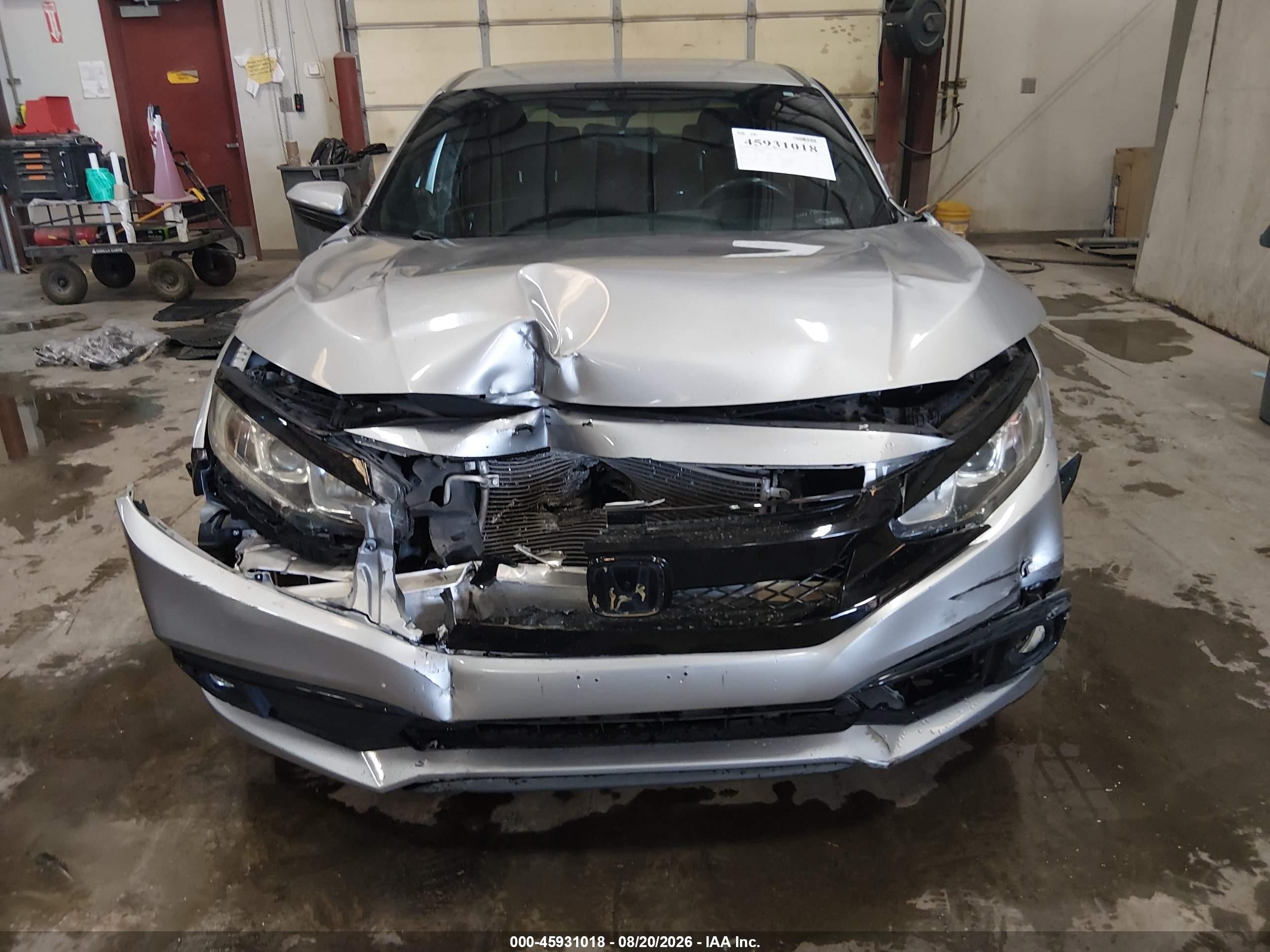2020 Honda Civic Sport Gray vin: 19XFC2F89LE007843