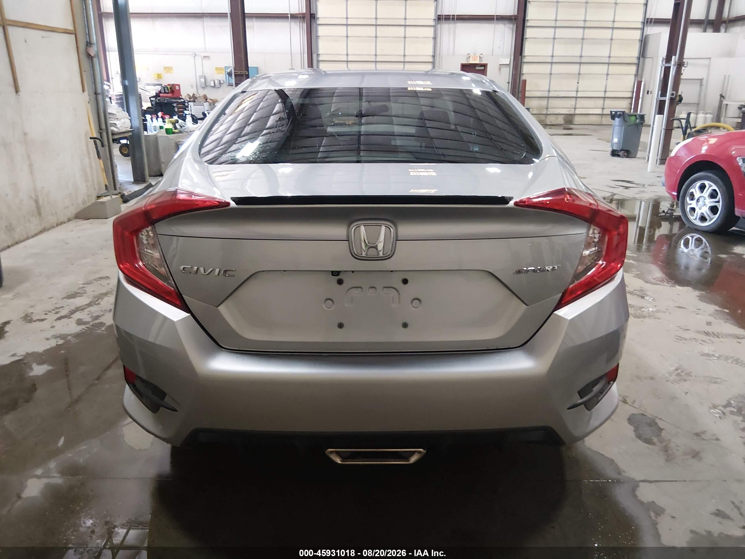 2020 Honda Civic Sport Gray vin: 19XFC2F89LE007843