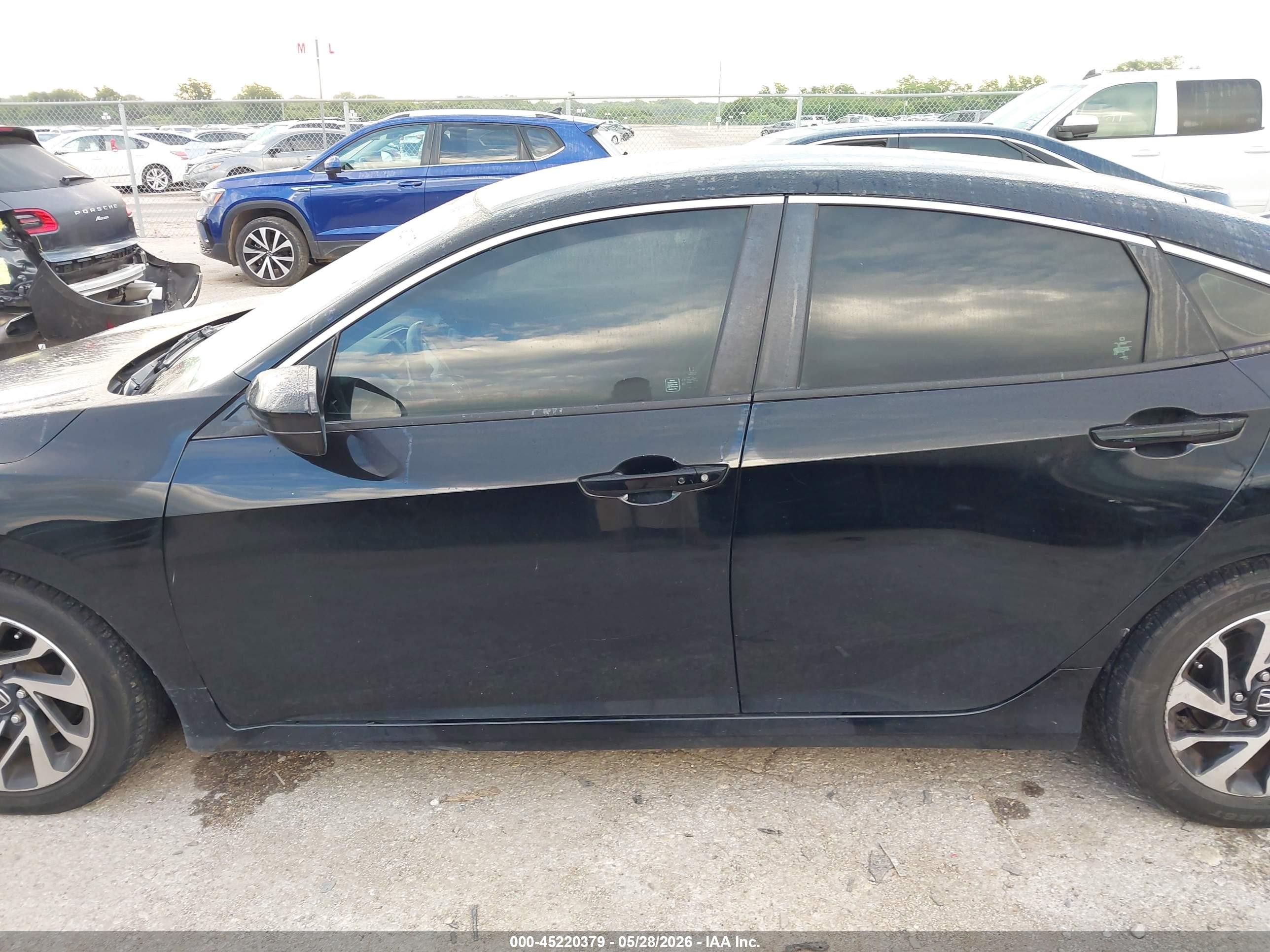 2019 Honda Civic Sport Black vin: 19XFC2F8XKE006151