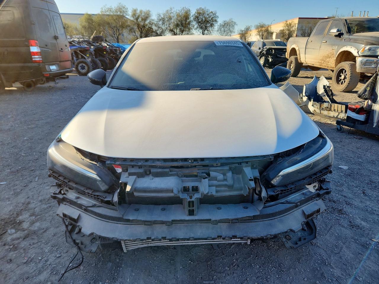 2022 Honda Civic Sport Touring White vin: 19XFL1G85NE000657