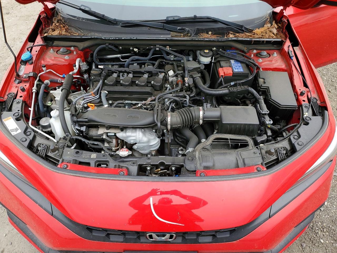 2022 Honda Civic Exl Red vin: 19XFL1H71NE015615