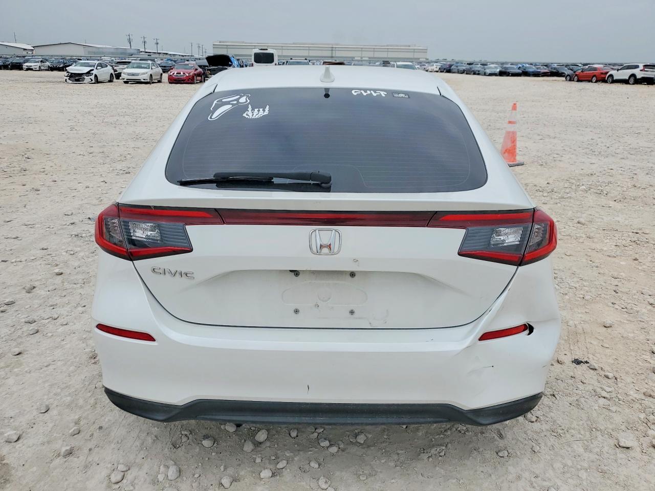 2023 Honda Civic Exl White vin: 19XFL1H73PE001153