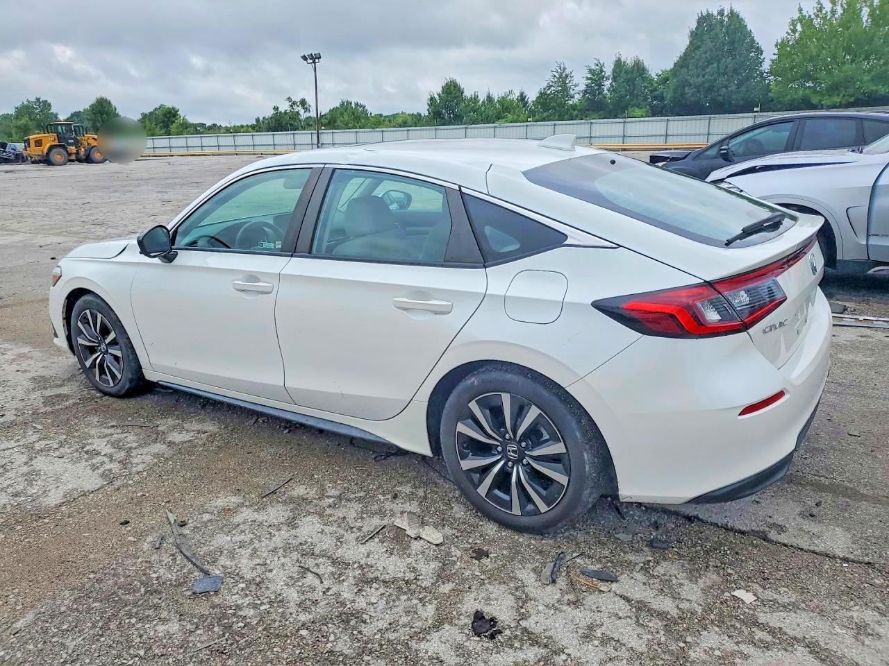 2023 Honda Civic Exl White vin: 19XFL1H73PE015232