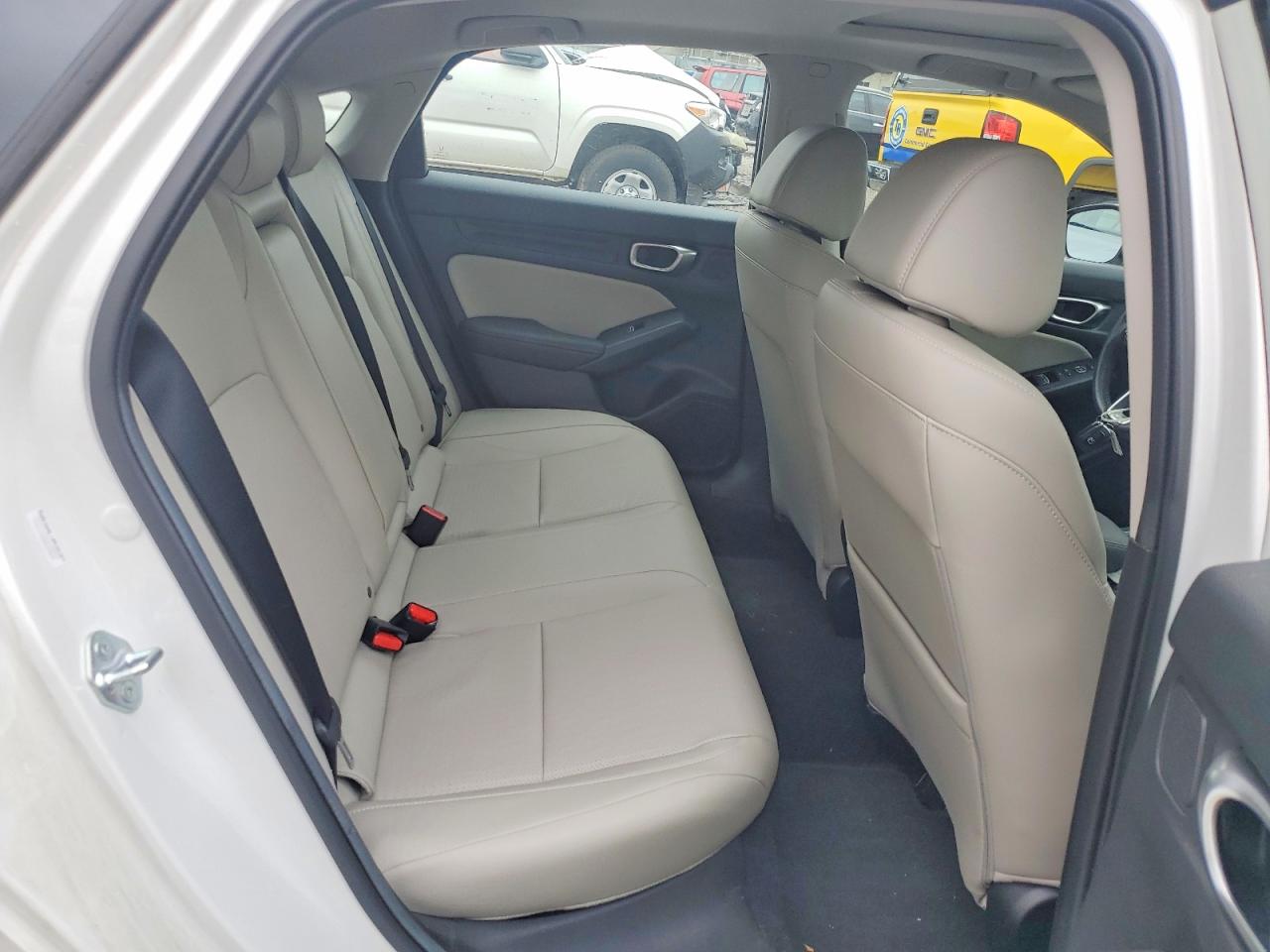 2023 Honda Civic Exl White vin: 19XFL1H73PE015232