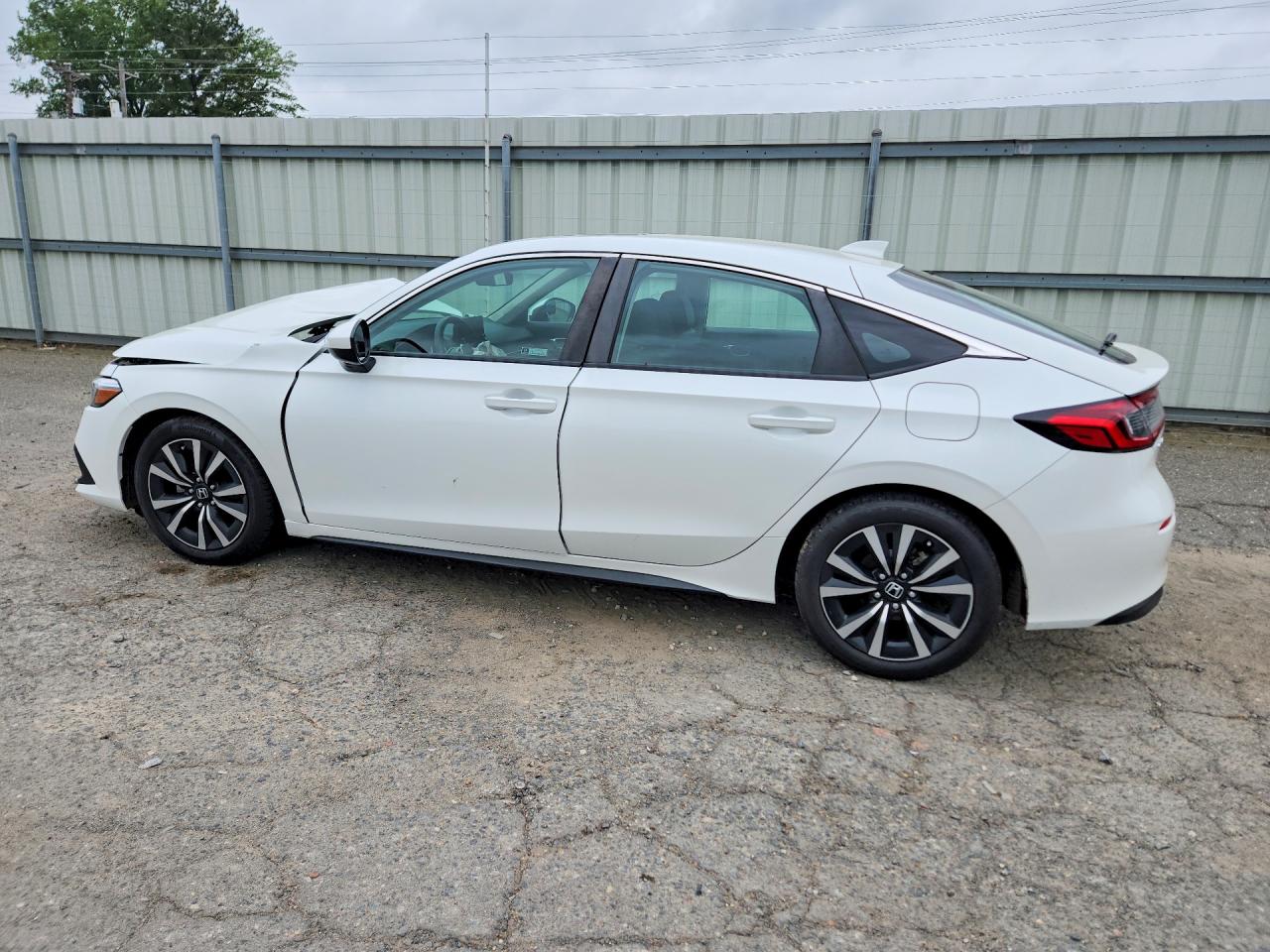 2024 Honda Civic Exl White vin: 19XFL1H73RE019557