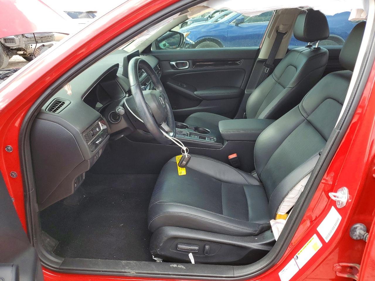 2022 Honda  Civic Hatchback Red vin: 19XFL1H74NE011249