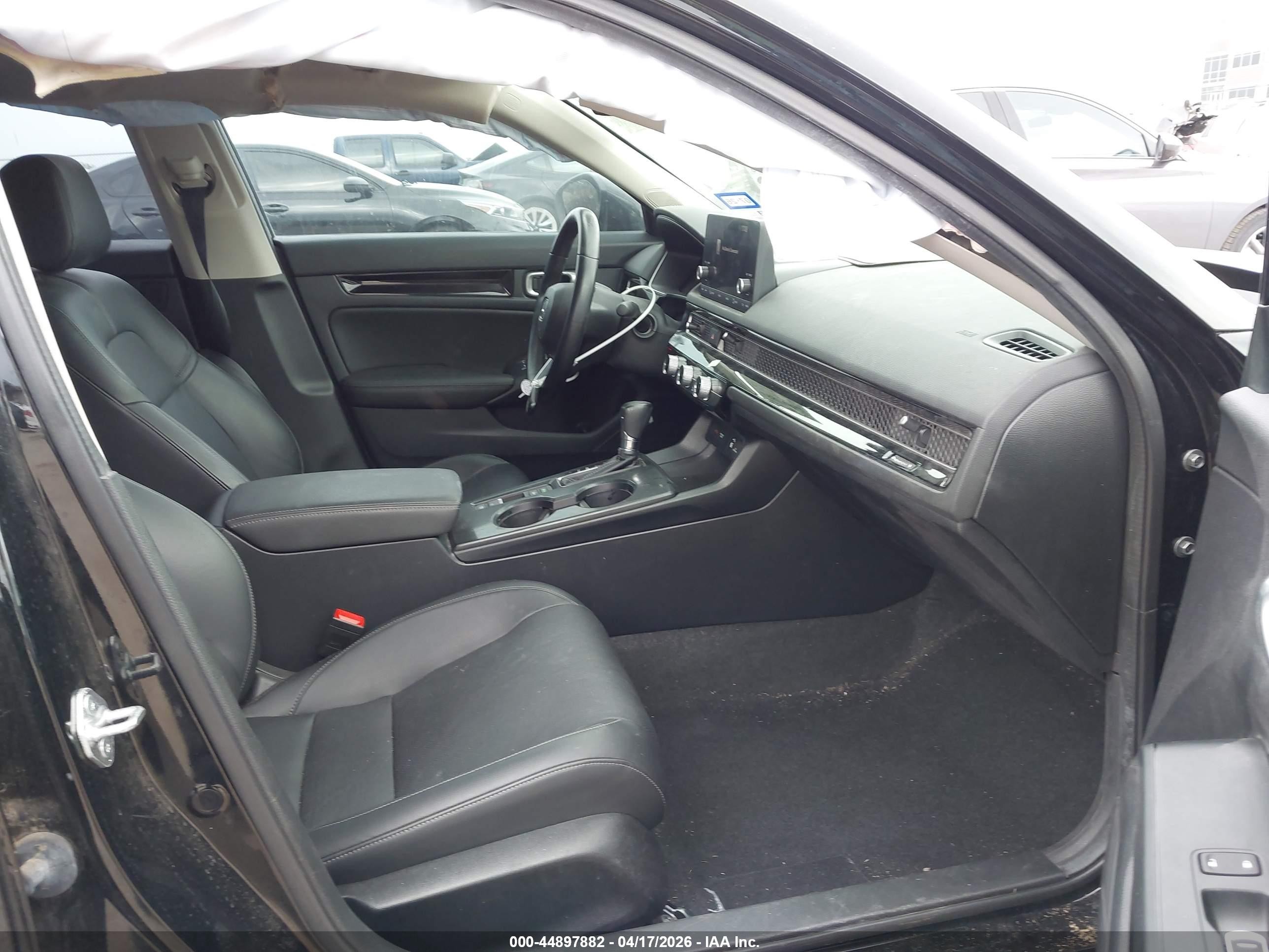 2023 Honda Civic Ex-l/ex-l W/o Bsi Black vin: 19XFL1H74PE013781