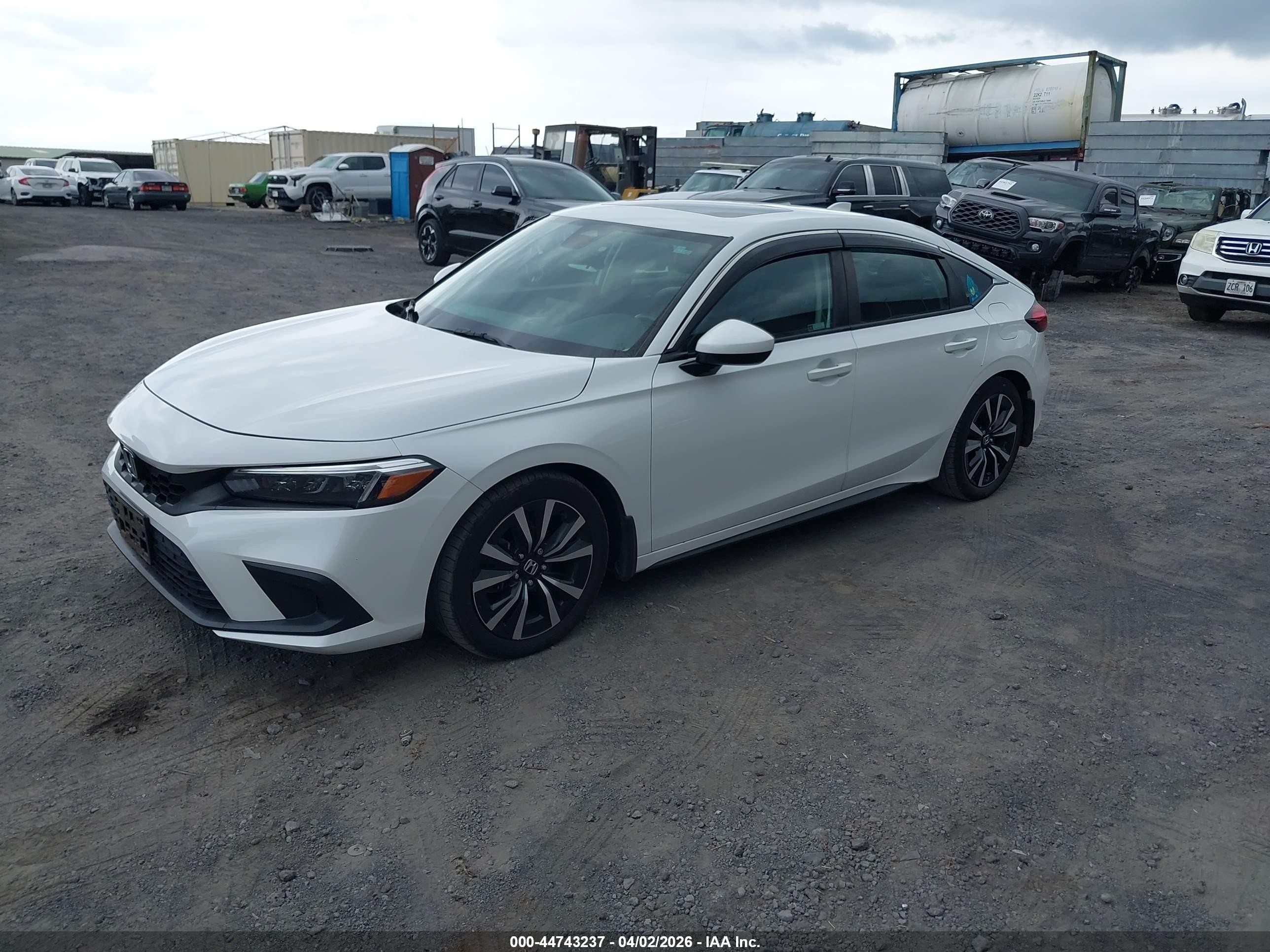 2024 Honda Civic Ex-l White vin: 19XFL1H74RE009104