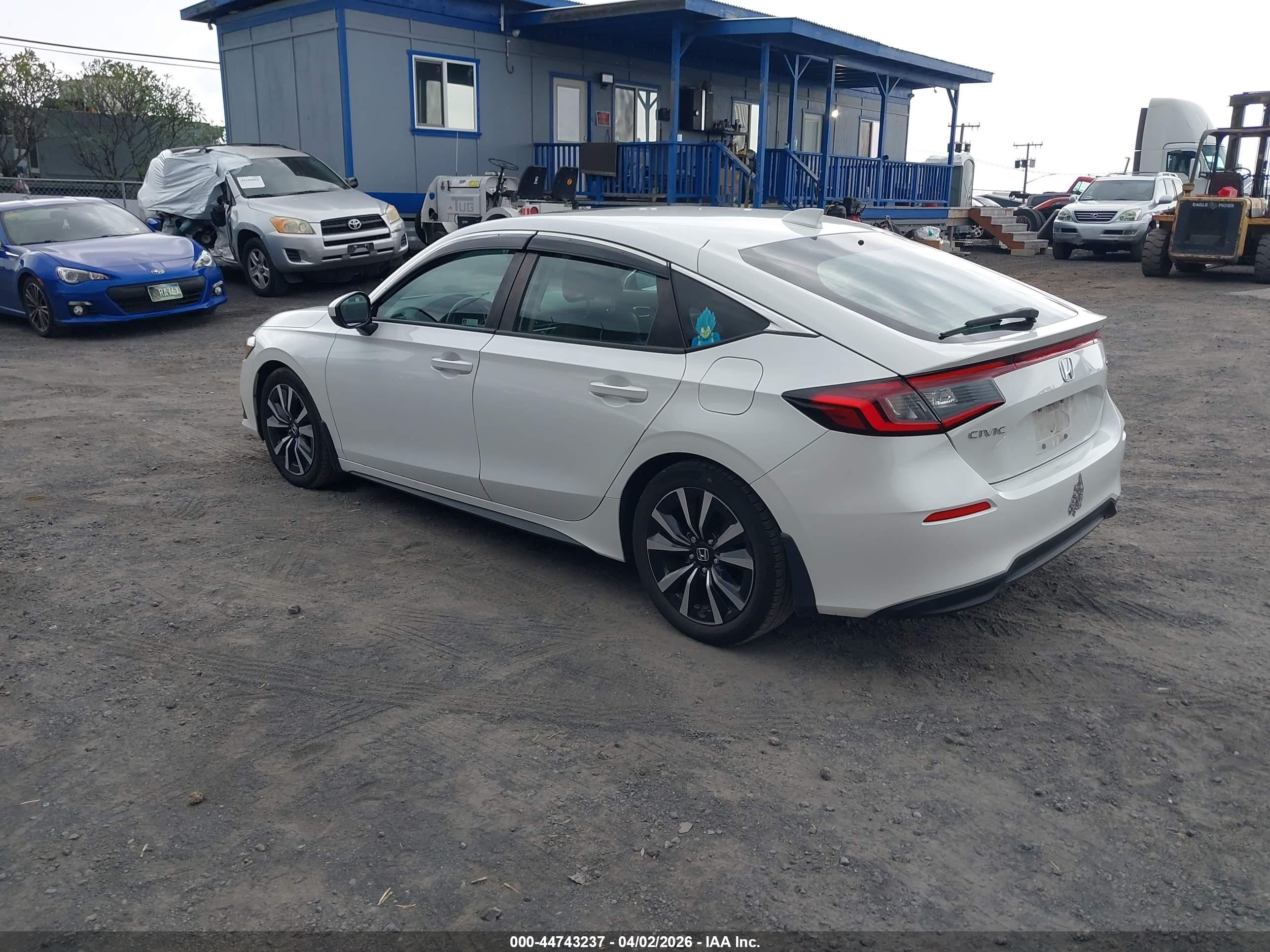 2024 Honda Civic Ex-l White vin: 19XFL1H74RE009104
