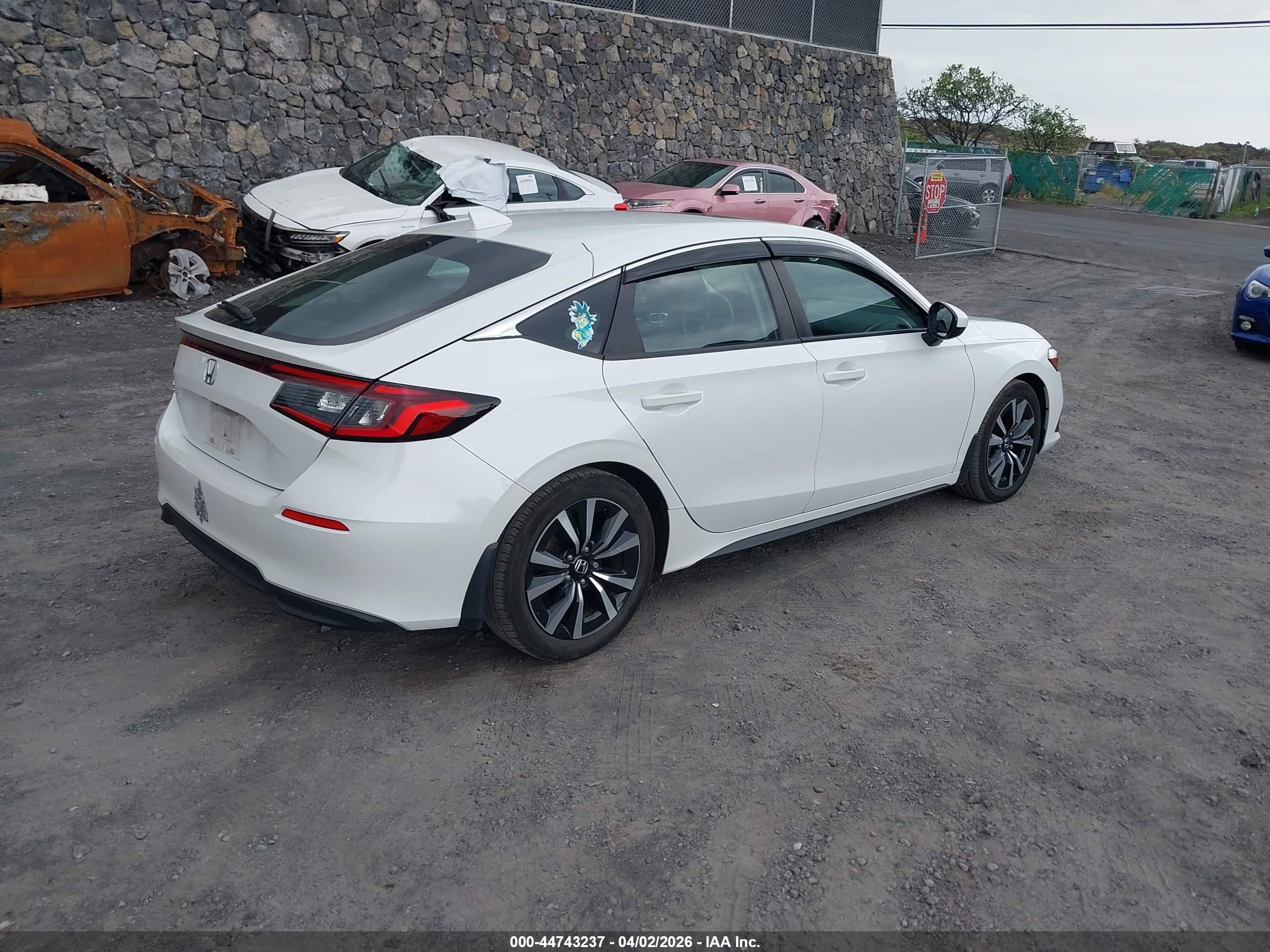 2024 Honda Civic Ex-l White vin: 19XFL1H74RE009104