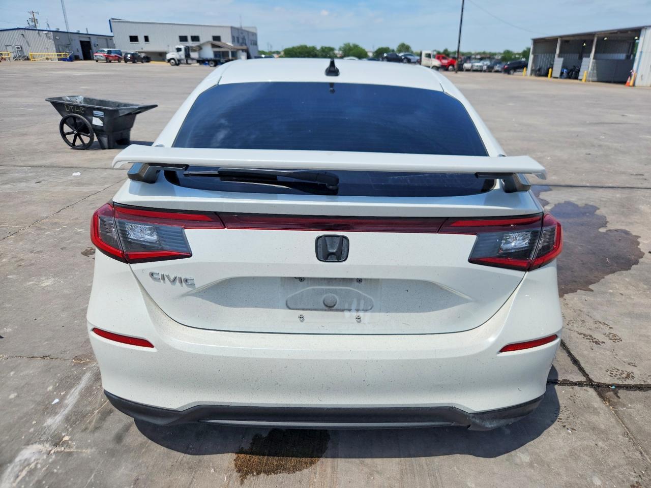 2022 Honda Civic Exl White vin: 19XFL1H76NE008952