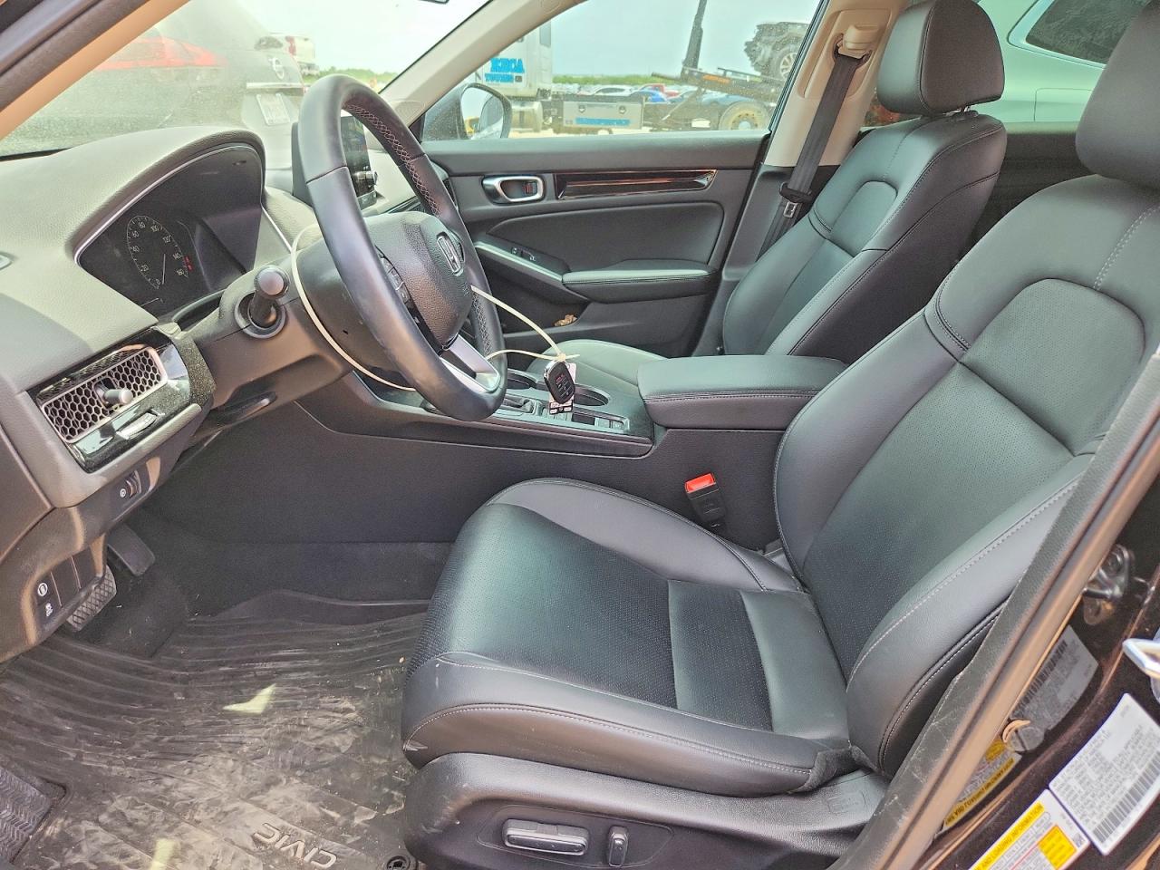 2024 Honda Civic Exl Black vin: 19XFL1H77RE015415